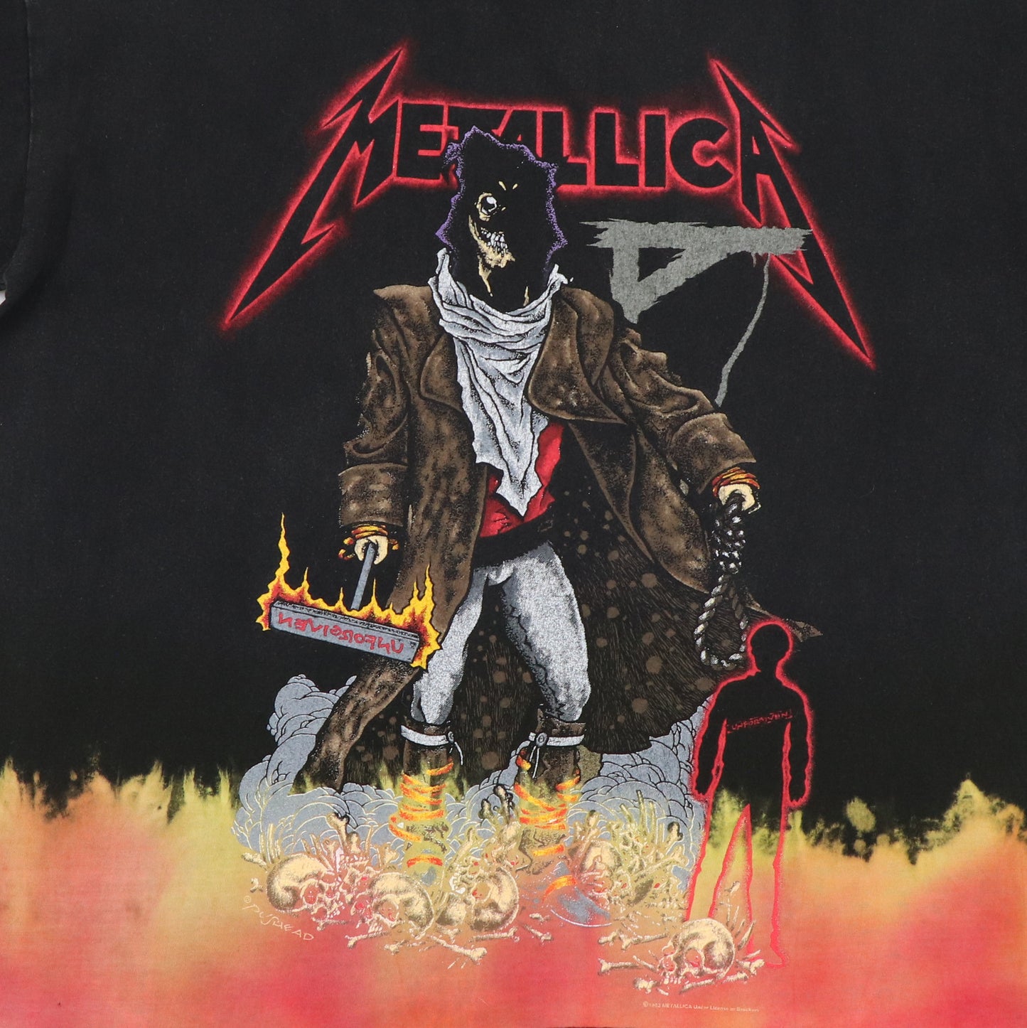 1992 Metallica Crystal Rain Shirt