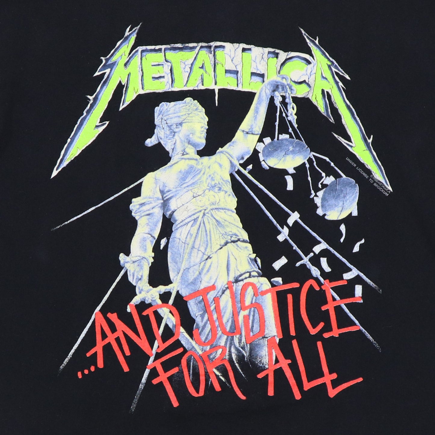 1990s Metallica And Justice For All Shirt