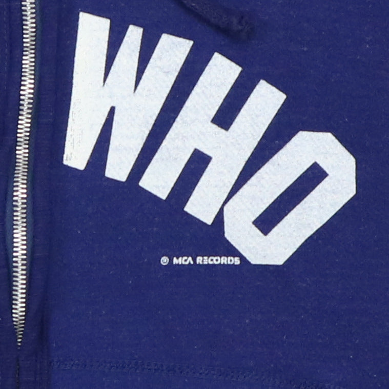 1970s The Who MCA Records Promo Zip Up Hoodie