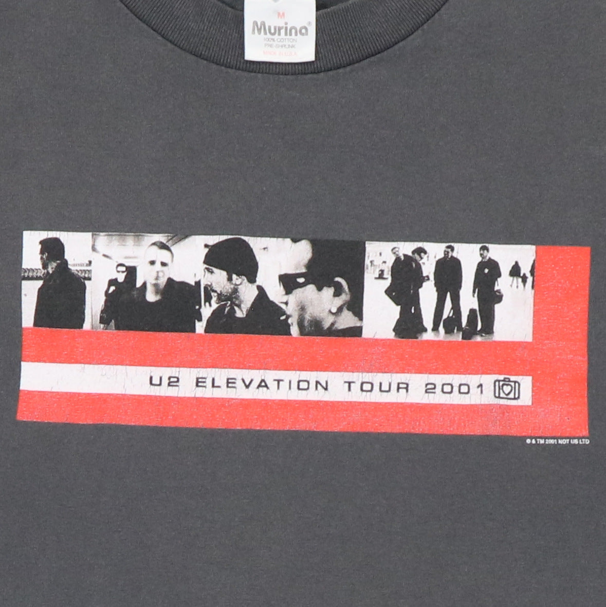 2001 U2 Elevation Tour Shirt