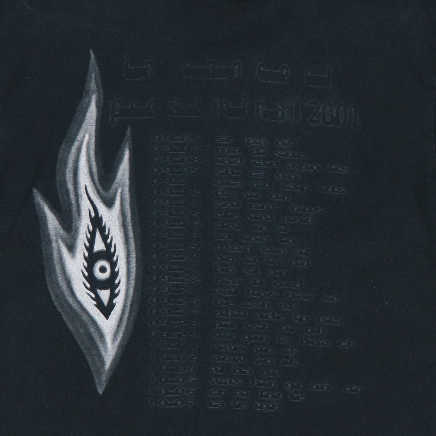 2001 Tool Lateralus Tour Shirt