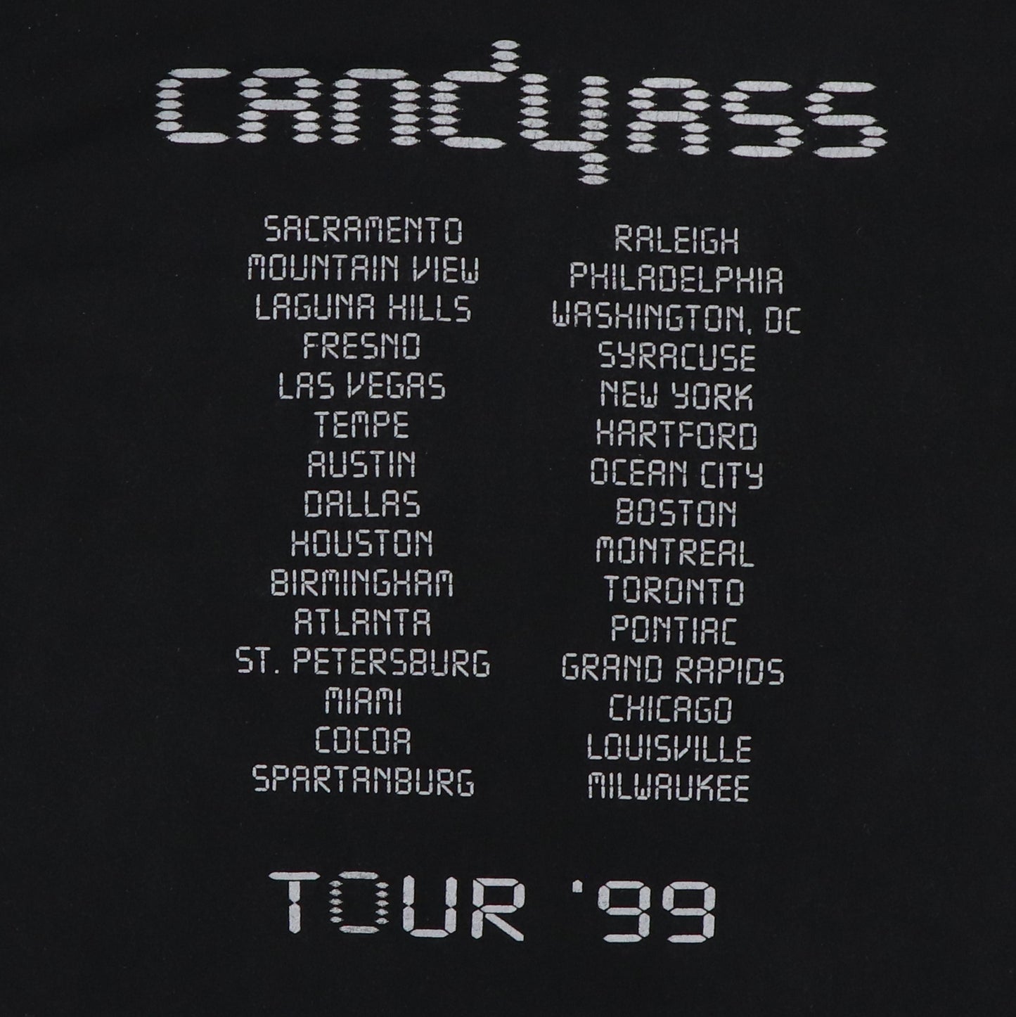 1999 Orgy Candyass Tour Shirt