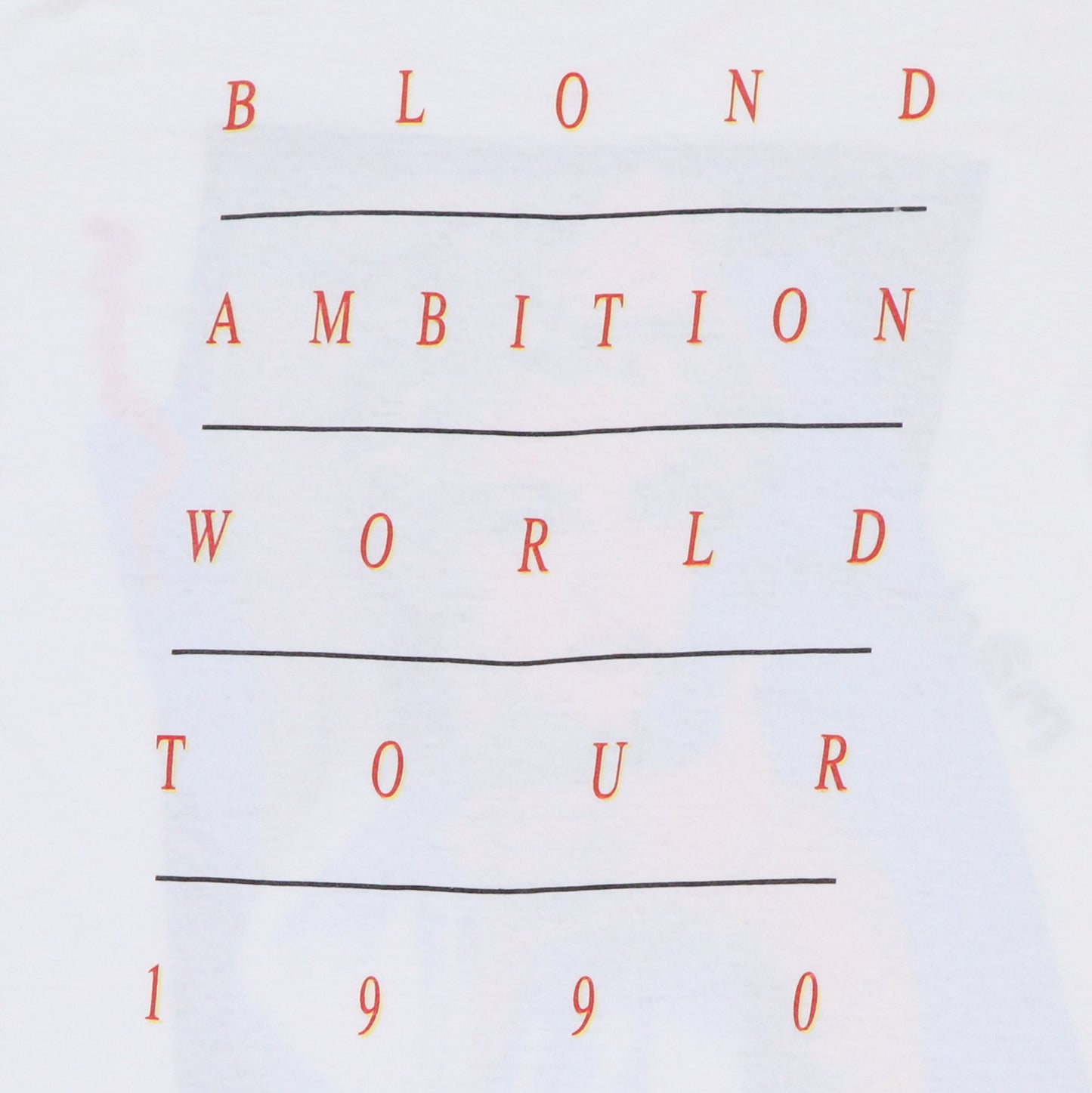 1990 Madonna Blond Ambition Tour Shirt