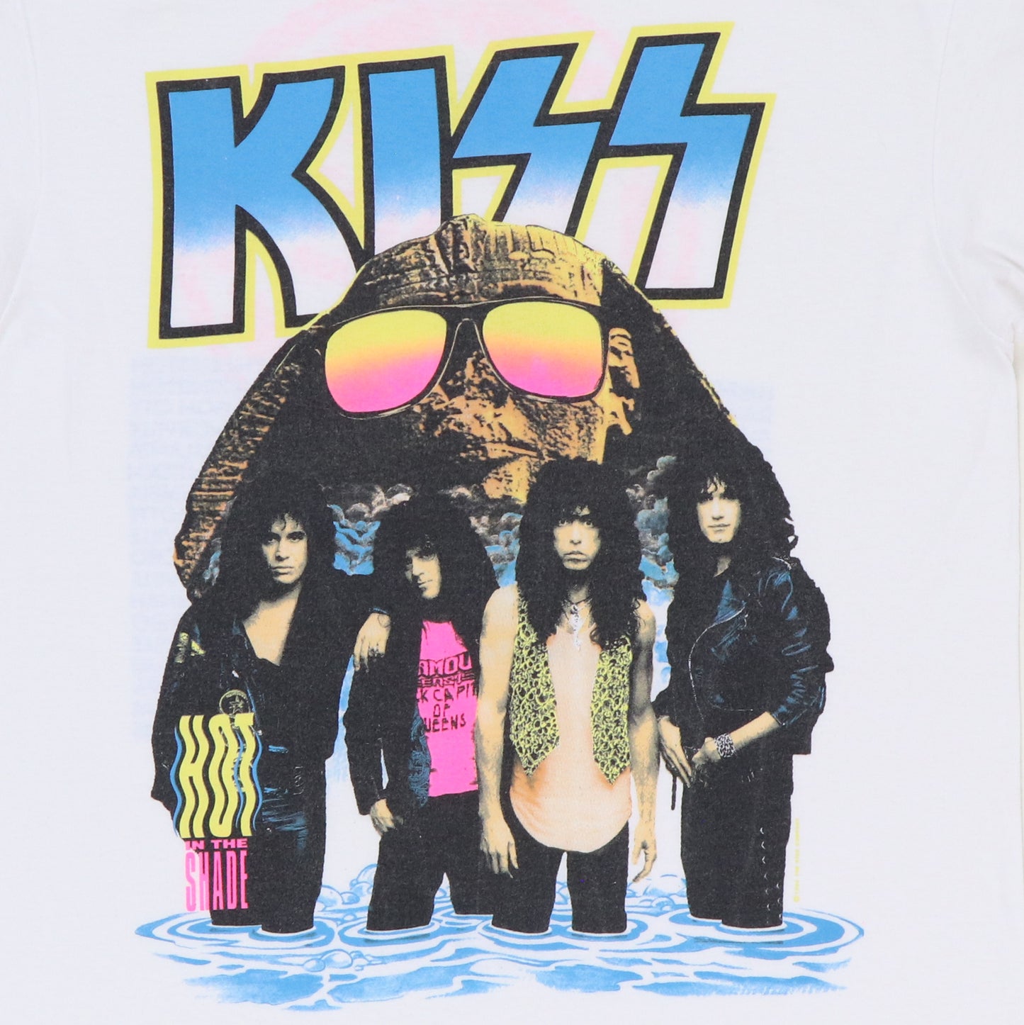 1990 Kiss Hot In The Shade Tour Shirt