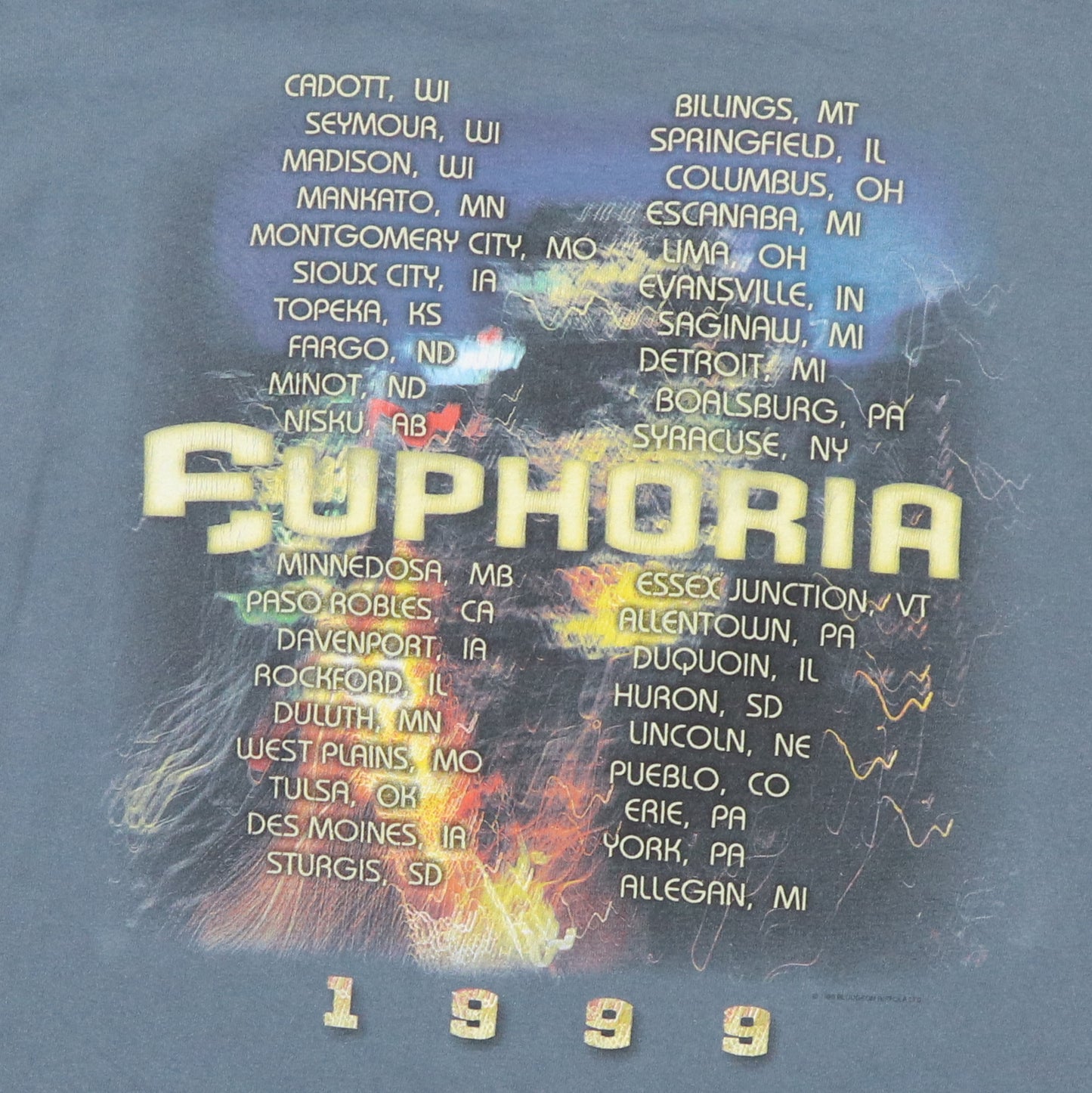 1998 Def Leppard Euphoria Tour Shirt