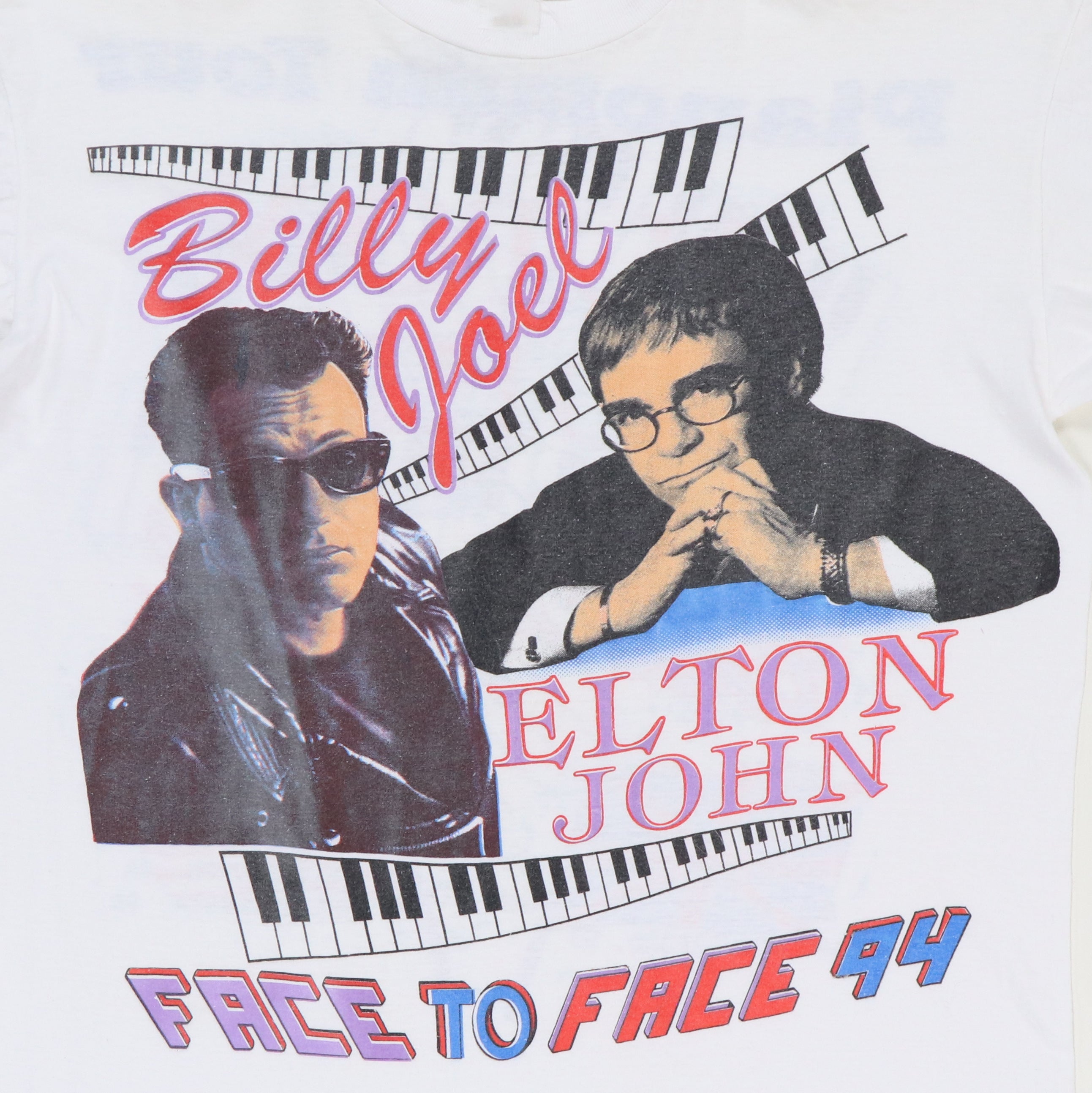 1994 Billy Joel Elton John Tour Shirt – WyCo Vintage