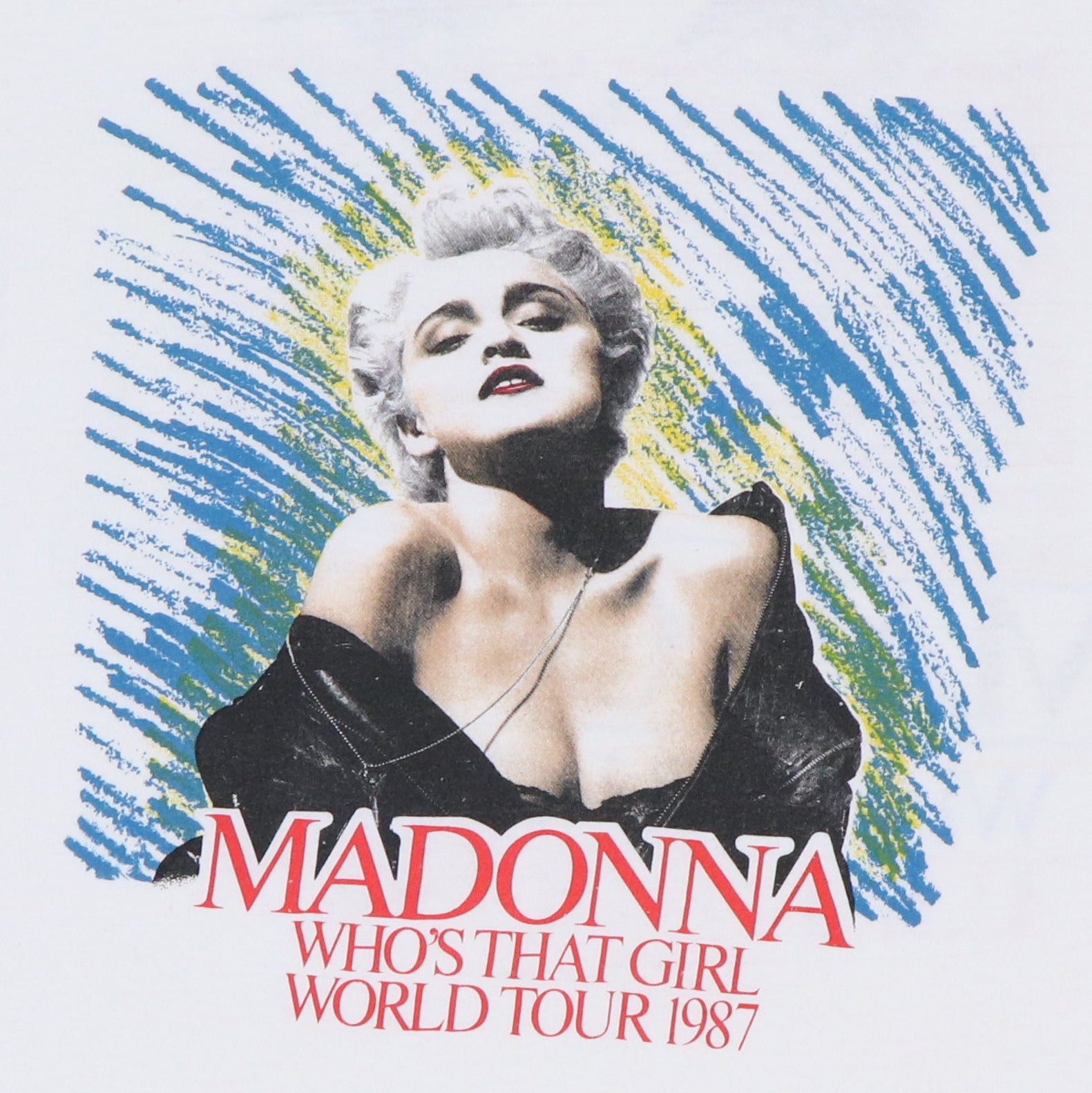 Vintage 1987 Madonna Who's That Girl on sale World Tour Shirt Size X Large