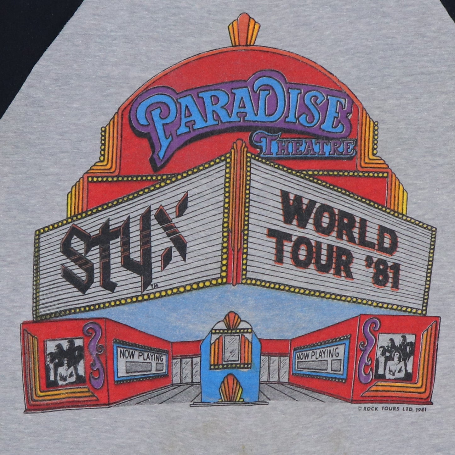 1981 Styx Paradise Theatre Tour Jersey Shirt