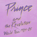 1984 Prince and The Revolution Purple Rain Tour Shirt