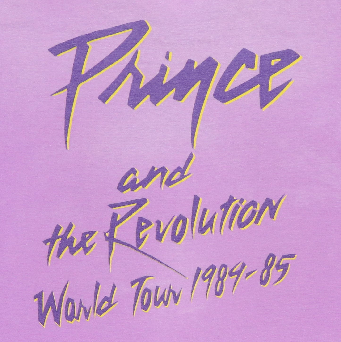 1984 Prince and The Revolution Purple Rain Tour Shirt