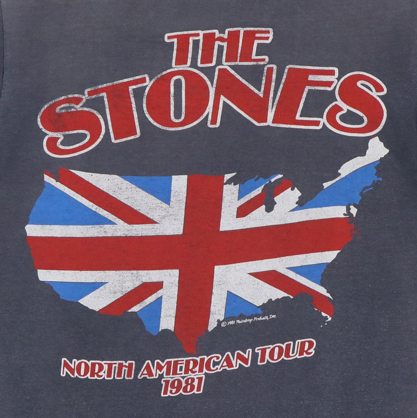 1981 Rolling Stones North American Tour Shirt