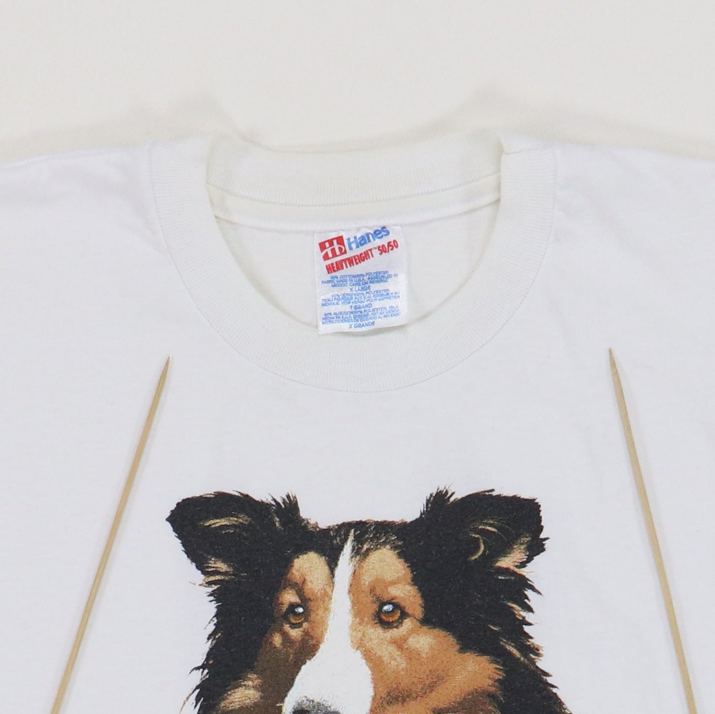 Vintage Collie Graphic T-Shirt 90s 1990 newest Size XL