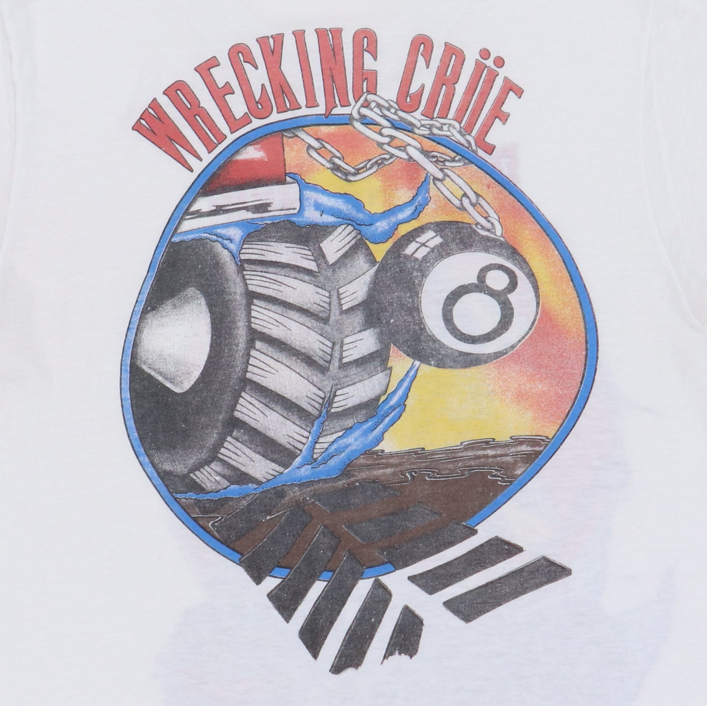 1986 Motley Crue Wrecking Crue Tour Shirt