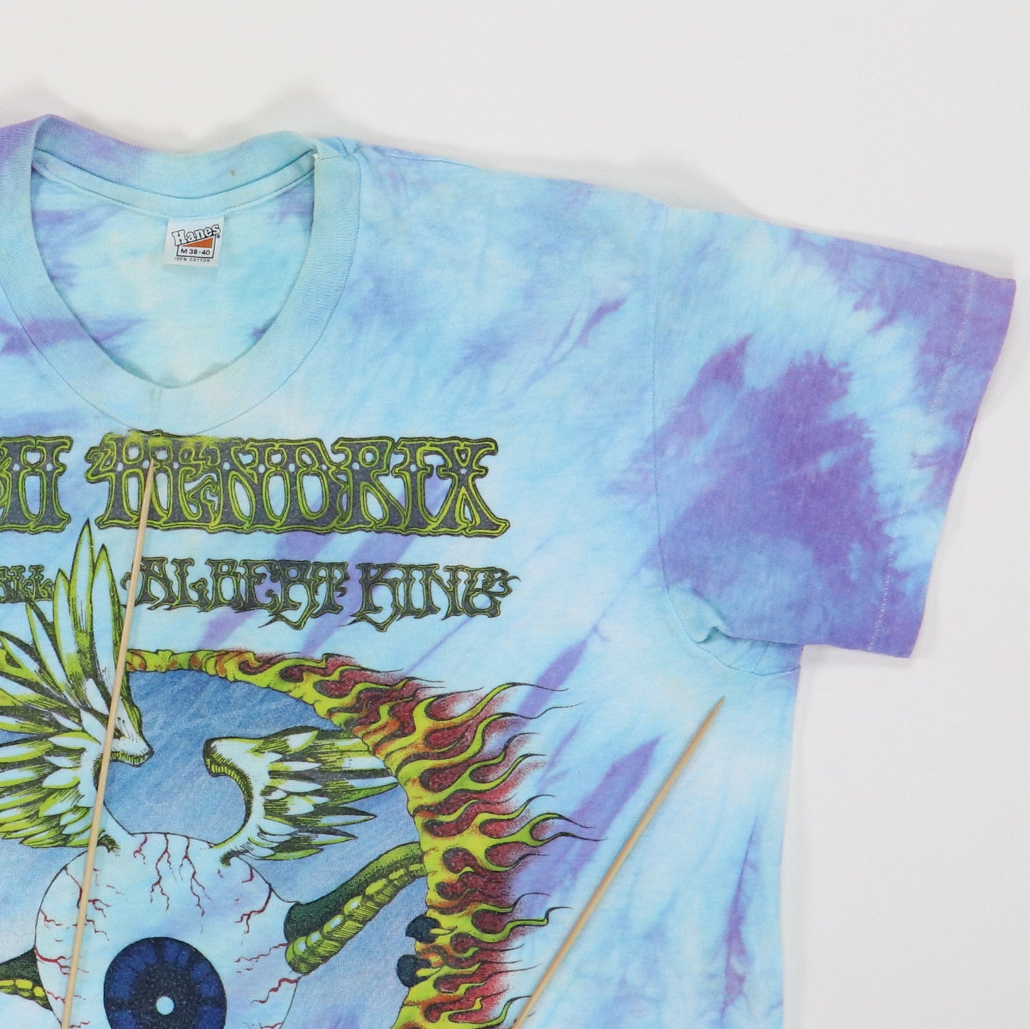 1970s Jimi Hendrix Fillmore Winterland Tie Dye Shirt