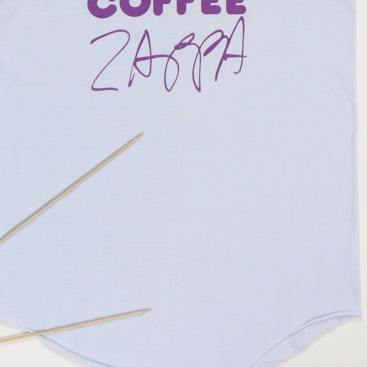 1984 Frank Zappa Pussy 'N' Coffee Tour Shirt