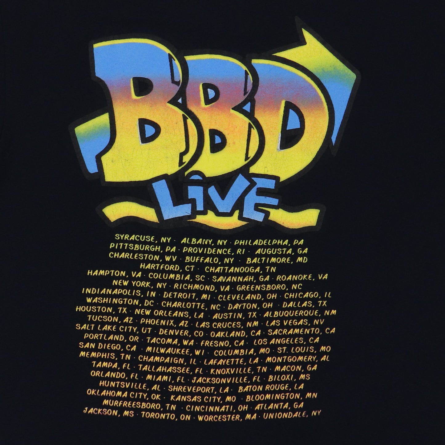 1990 Bell Biv Devoe Shit Is Mental Tour Shirt