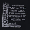 1975 New York's Rock N Roll Memorabilia Extravaganza Shirt