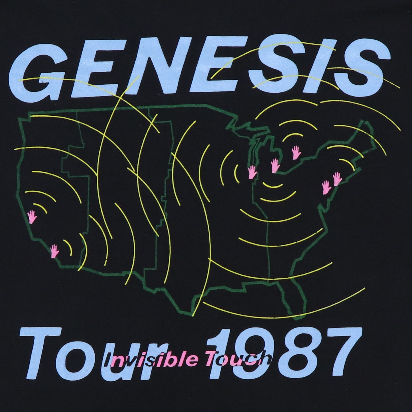 1987 Genesis Invisible Touch Tour Shirt