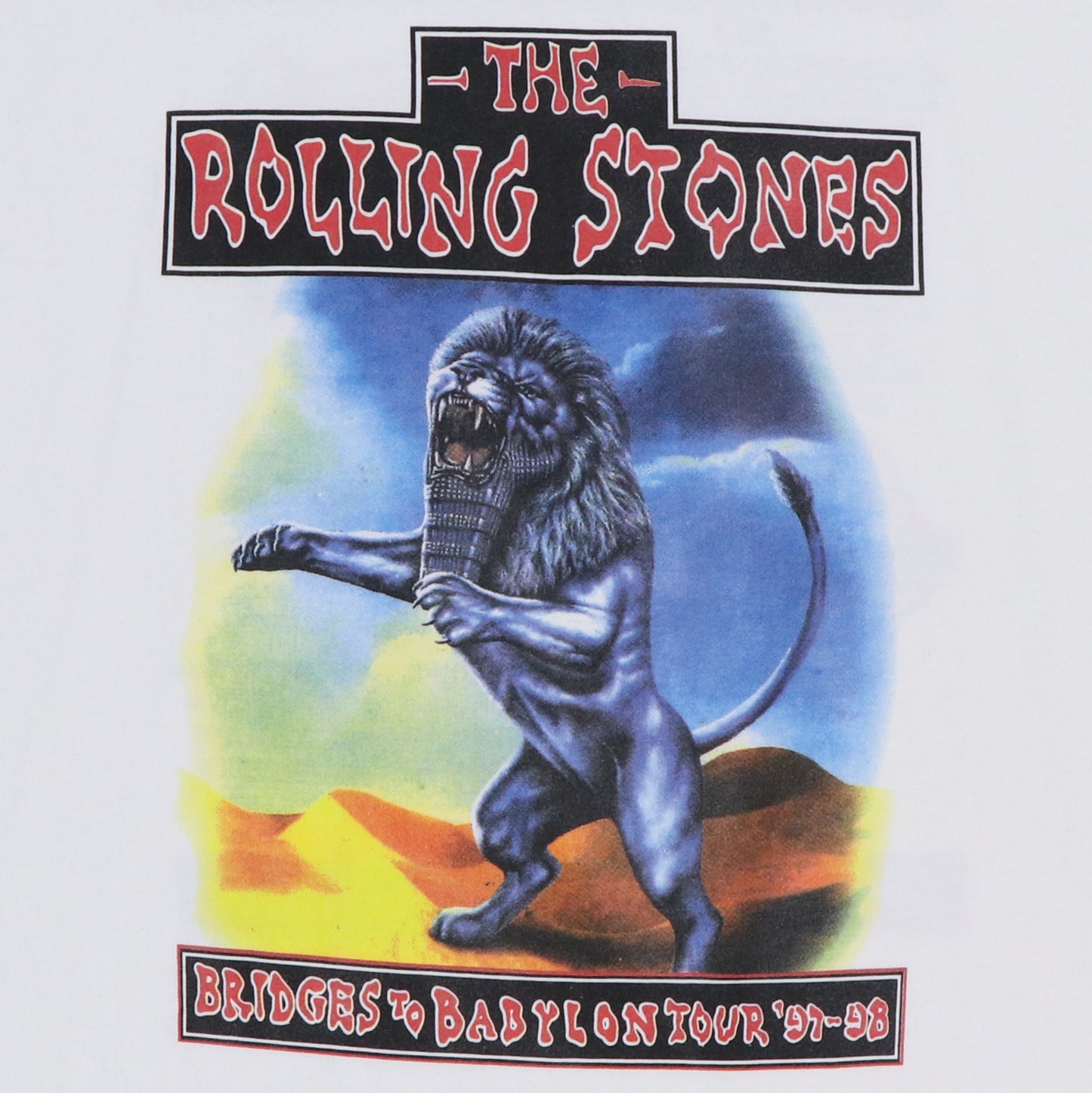 1997 Rolling Stones Bridges To Babylon Tour Shirt