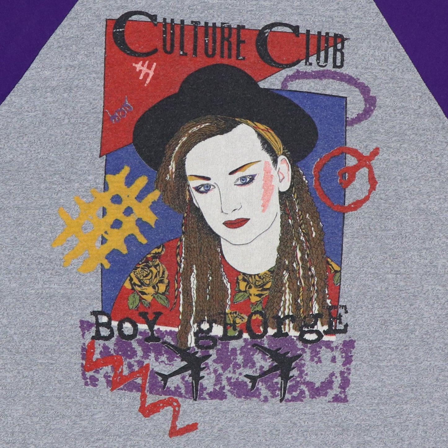 1980s Culture Club Boy George Jersey Shirt