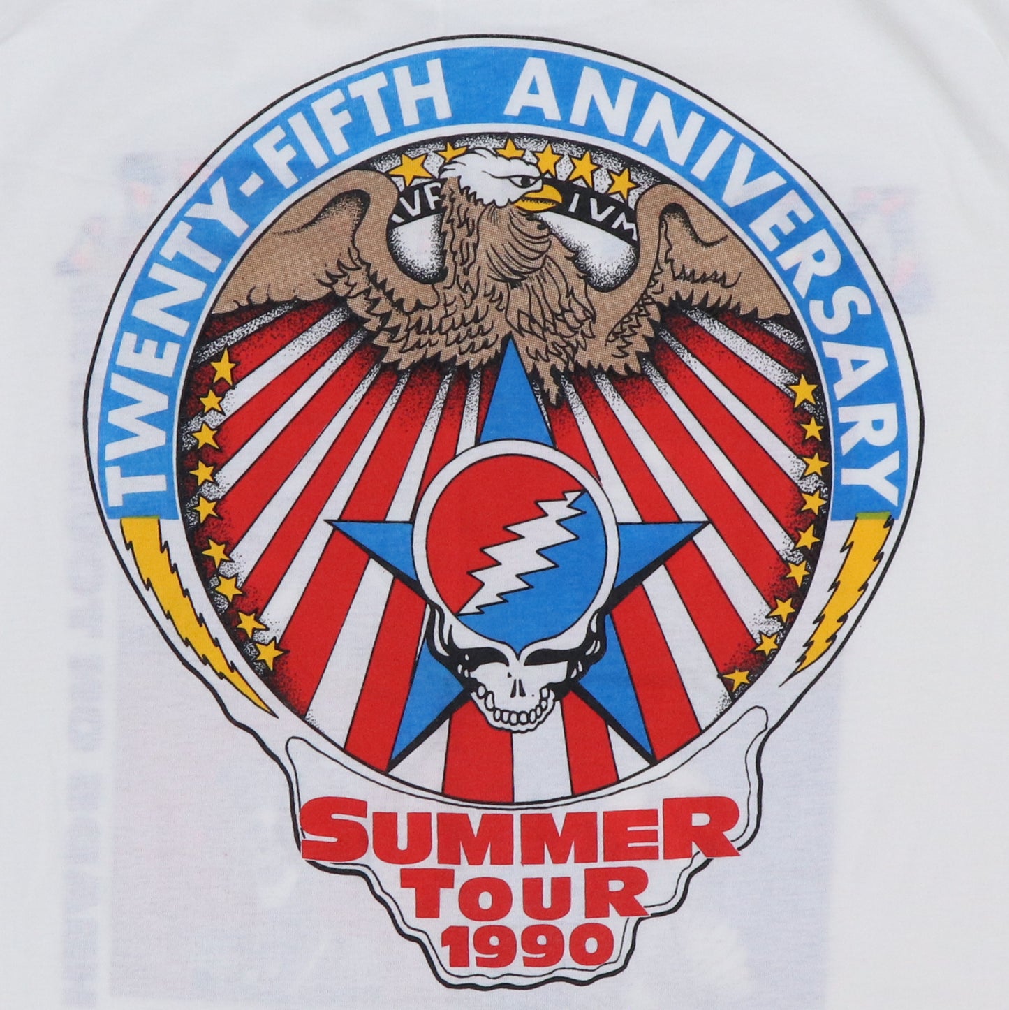 1990 Grateful Dead 25th Anniversary Tour Shirt