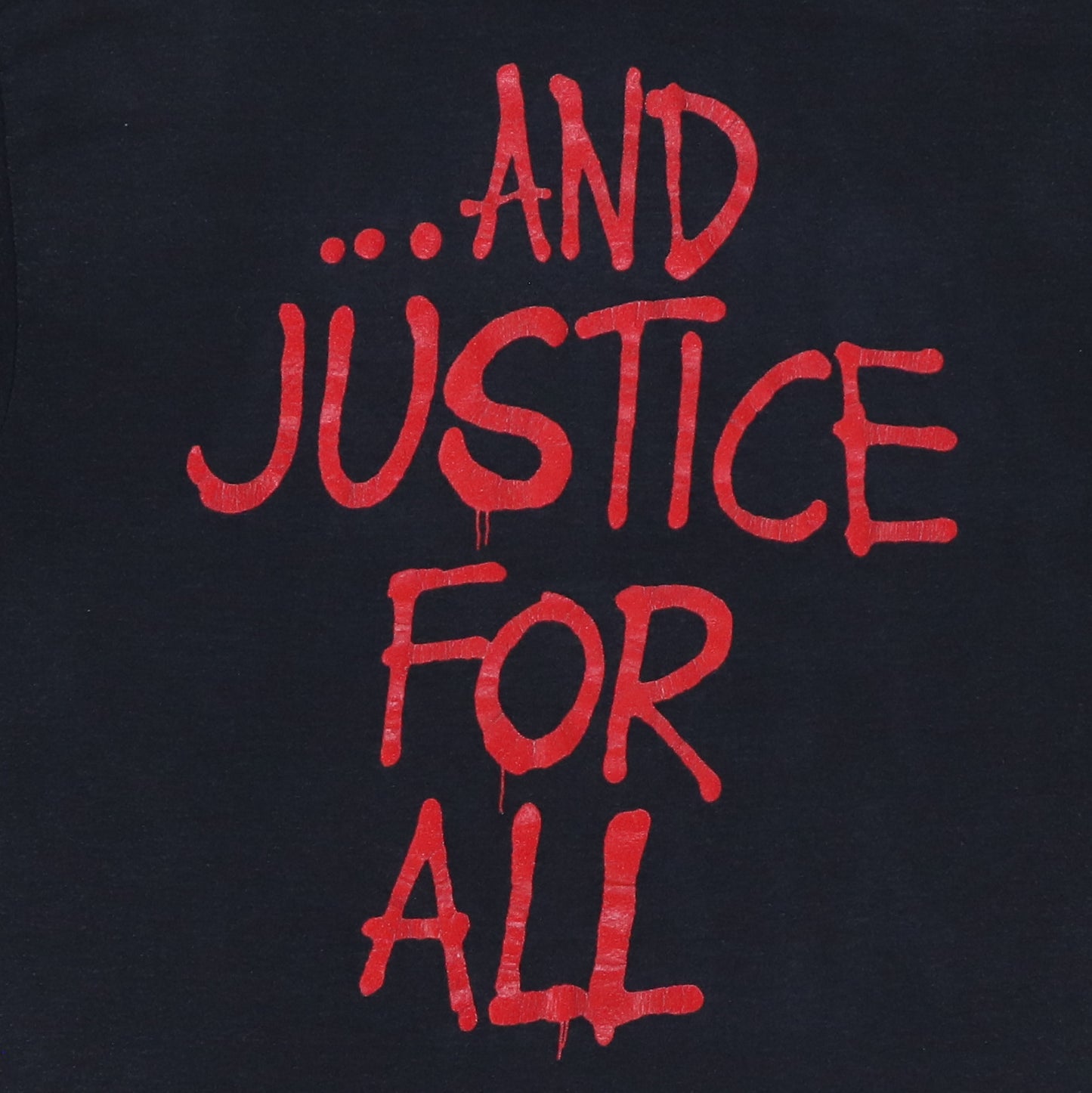 1988 Metallica And Justice For All Shirt