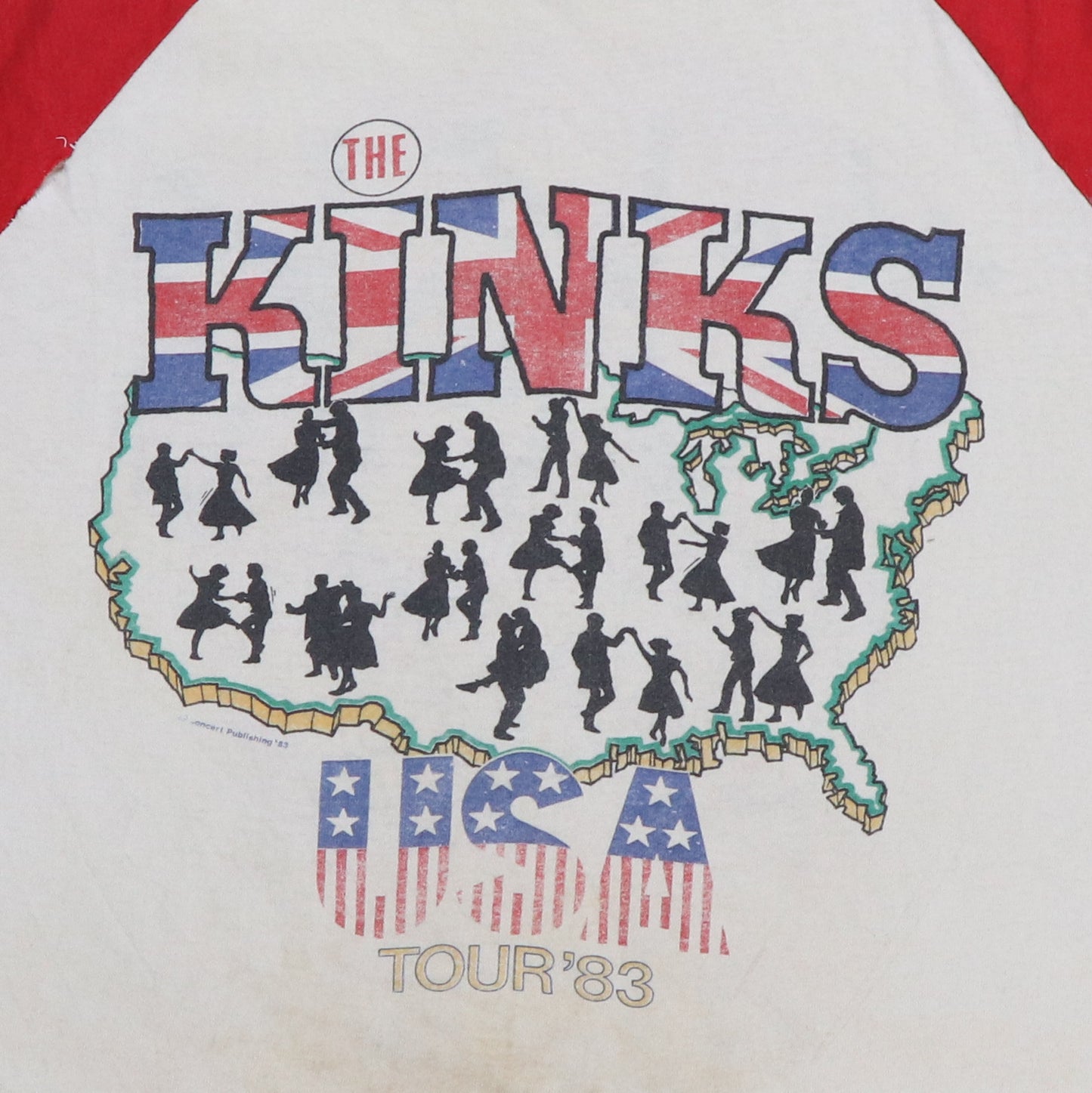 1983 The Kinks State Of Confusion Tour Jersey Shirt