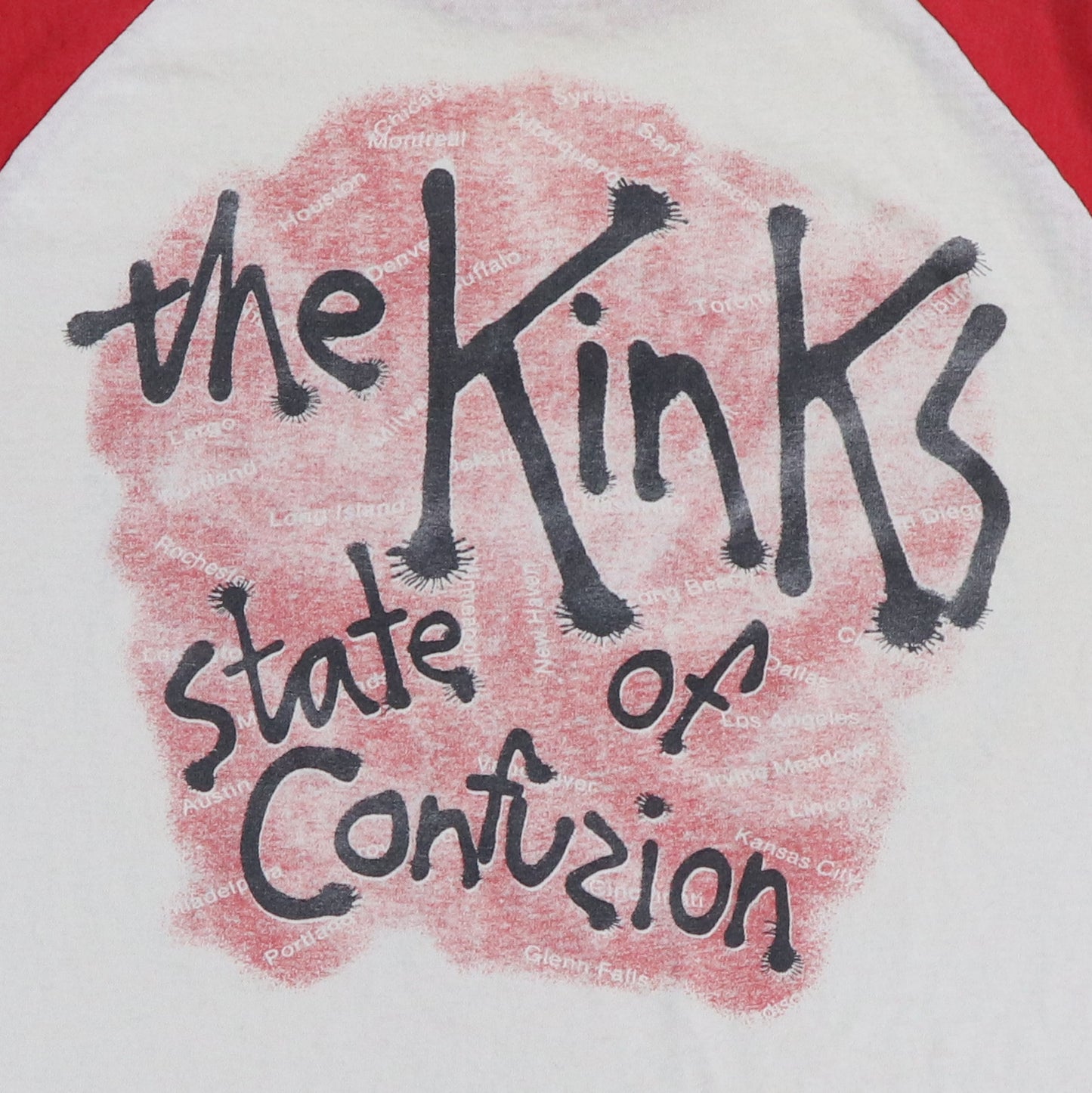 1983 The Kinks State Of Confusion Tour Jersey Shirt