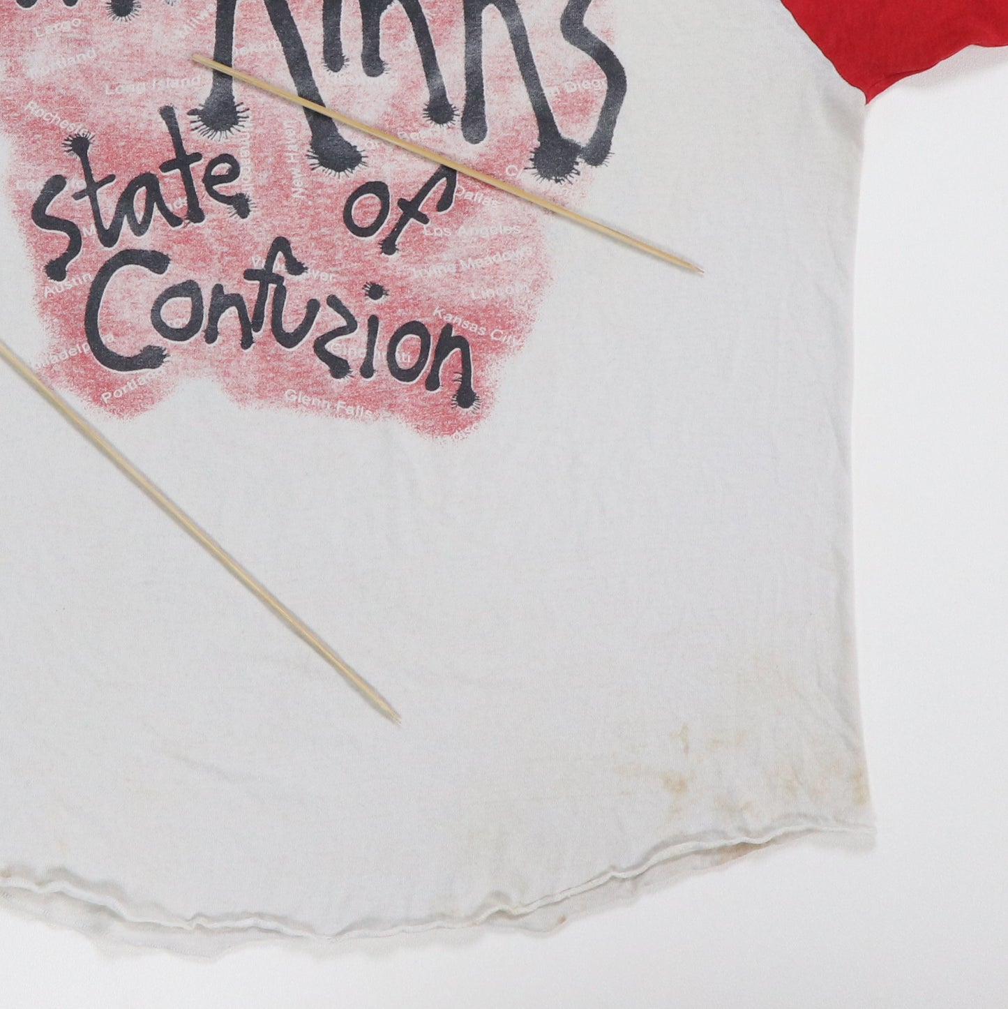 1983 The Kinks State Of Confusion Tour Jersey Shirt