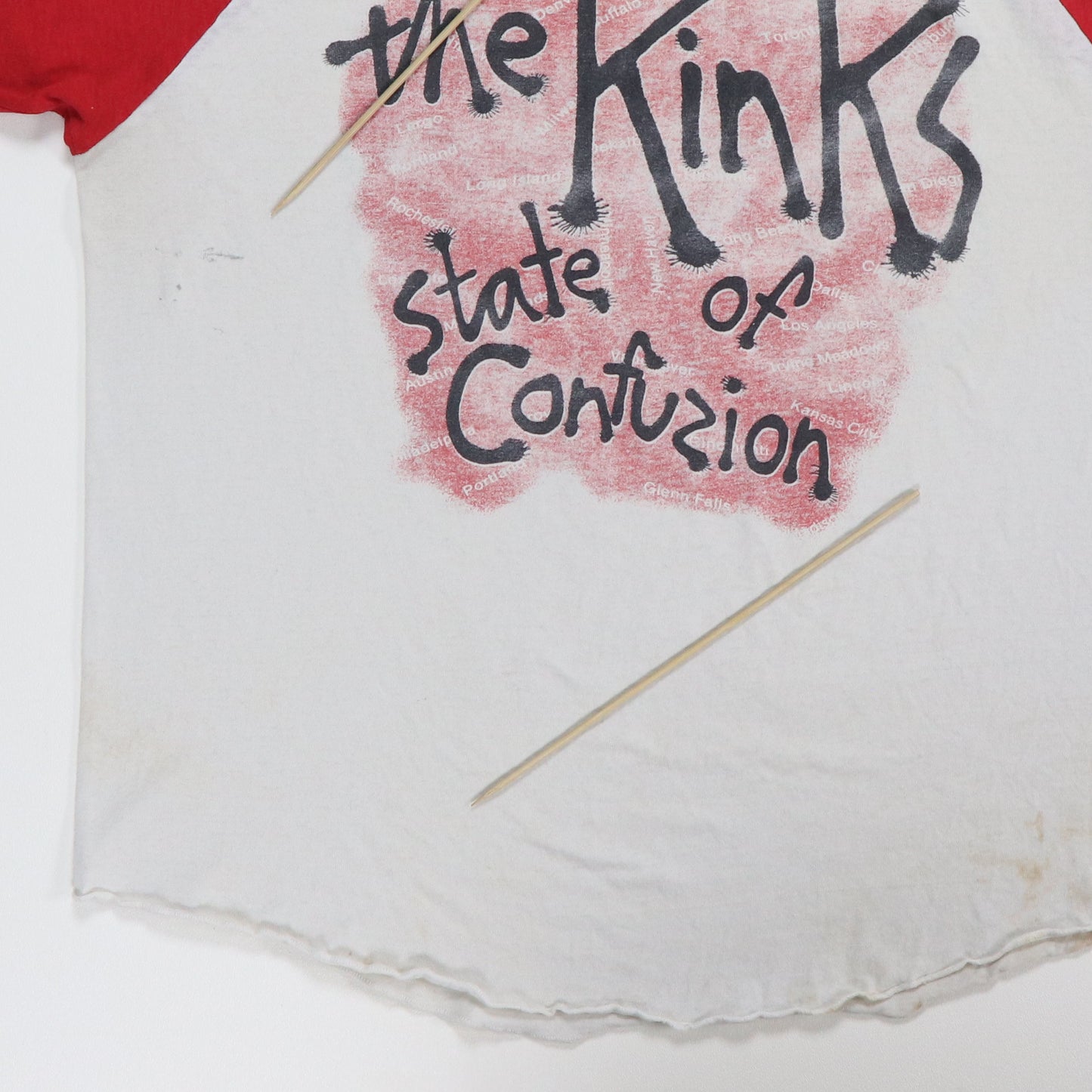 1983 The Kinks State Of Confusion Tour Jersey Shirt