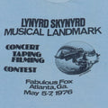 1976 Lynyrd Skynyrd Concert Taping Shirt