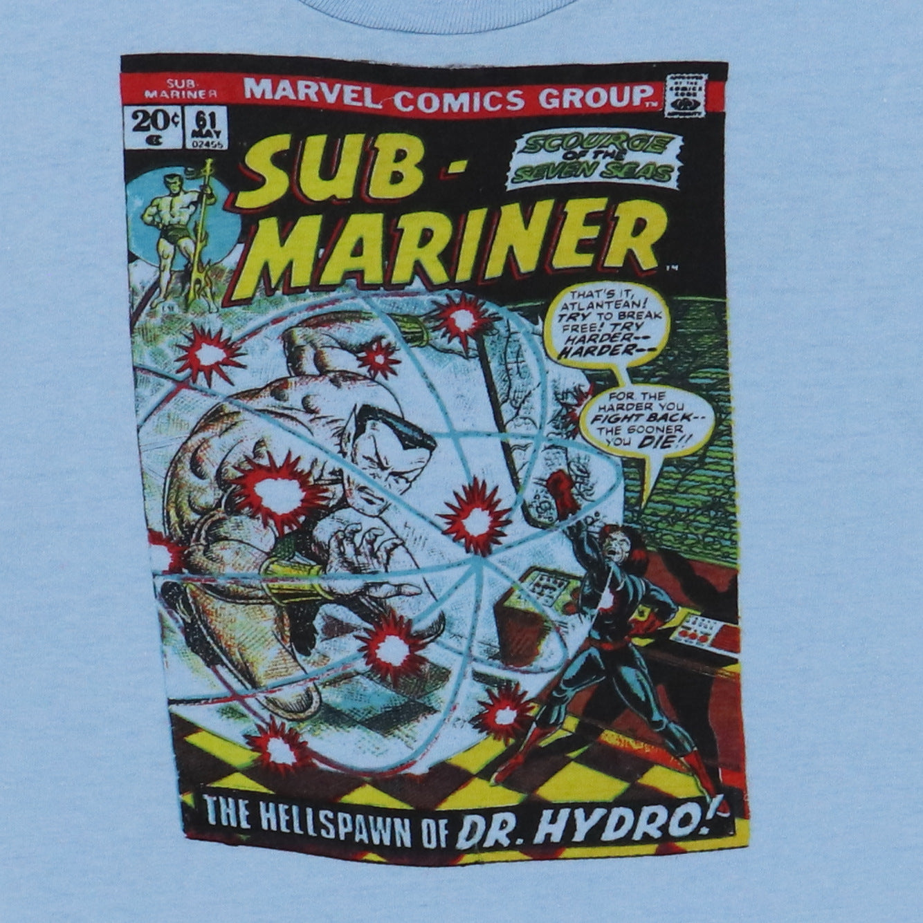 1970s Sub-Mariner Marvel Comics Shirt