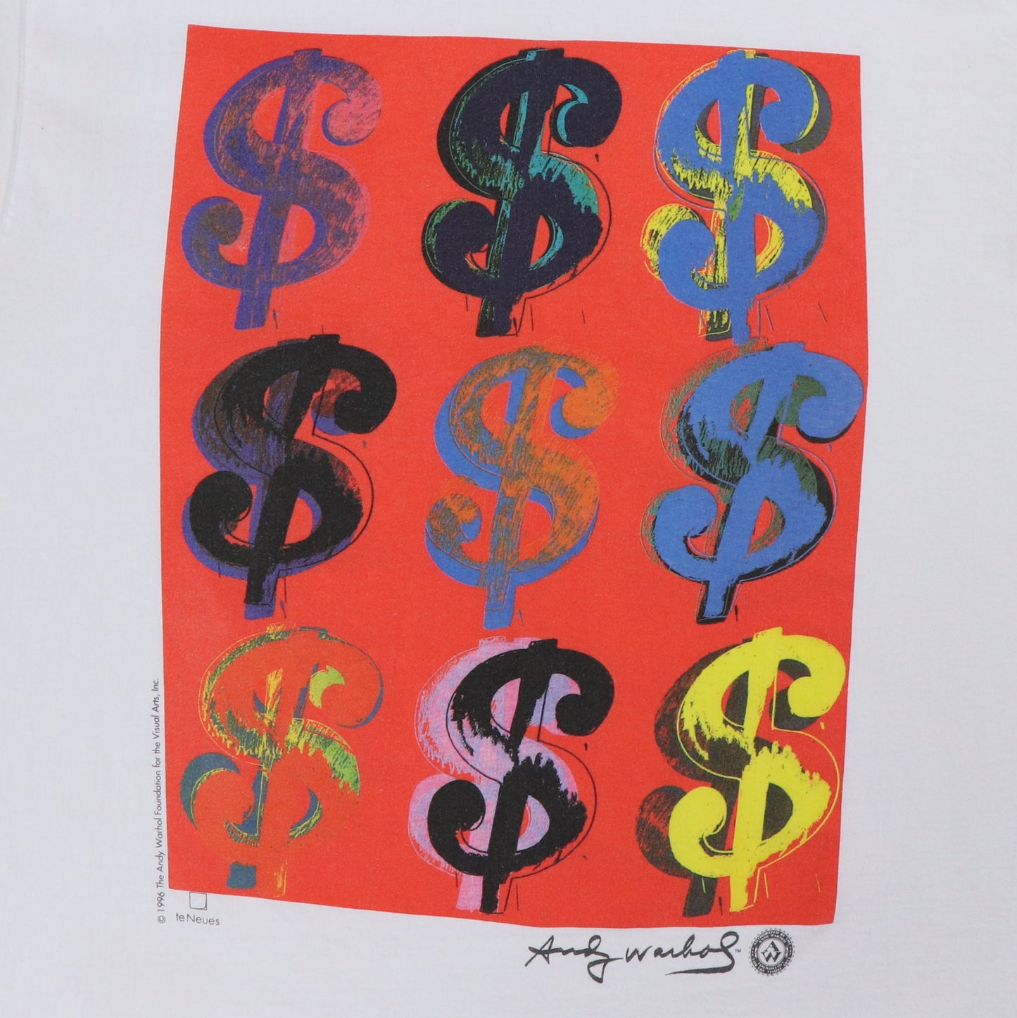 1996 Andy Warhol Dollar Sign Shirt