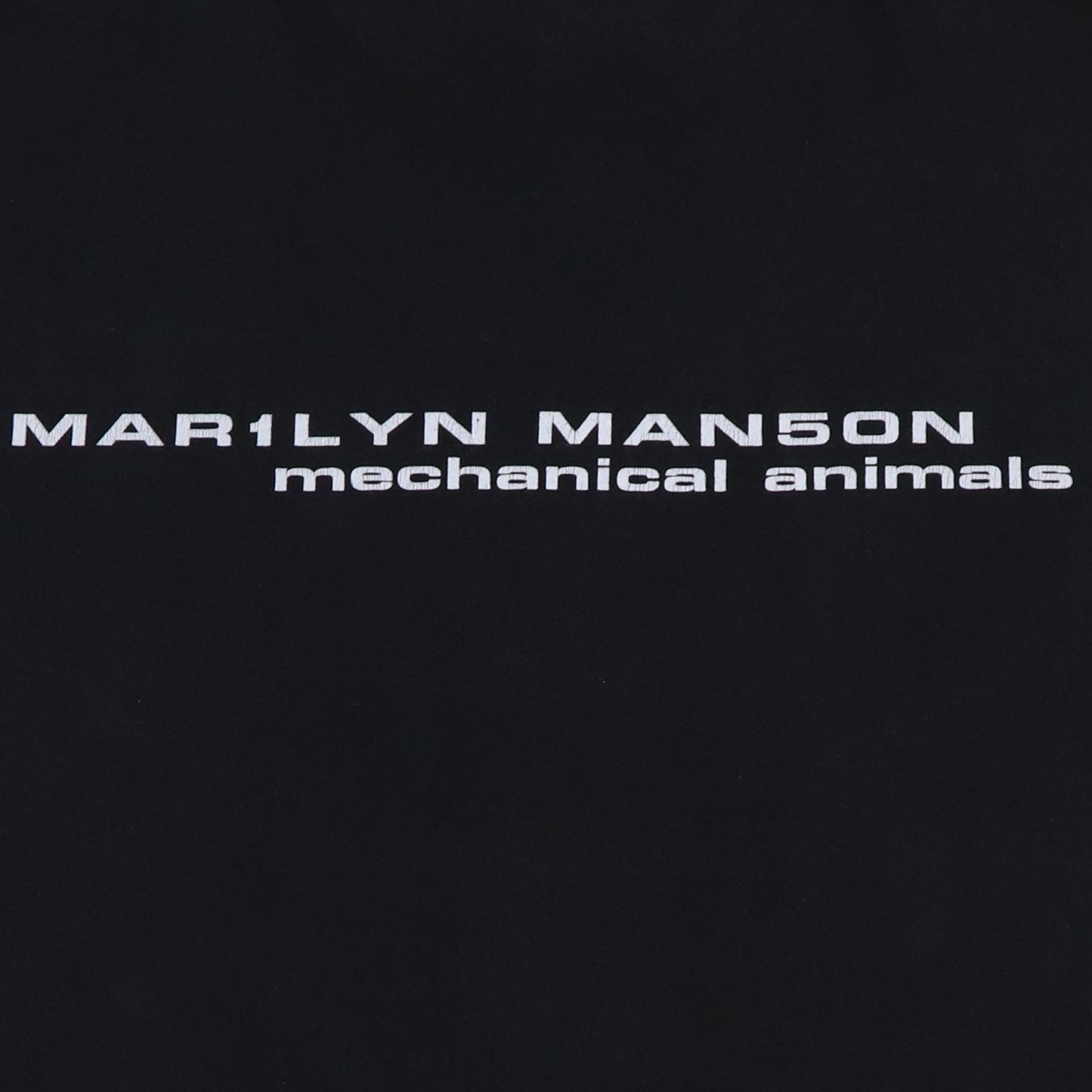 1998 Marilyn Manson Mechanical Animals Shirt