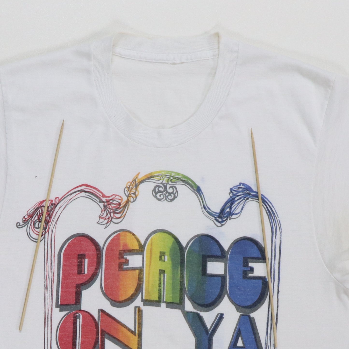 1970s Peace On Ya Shirt