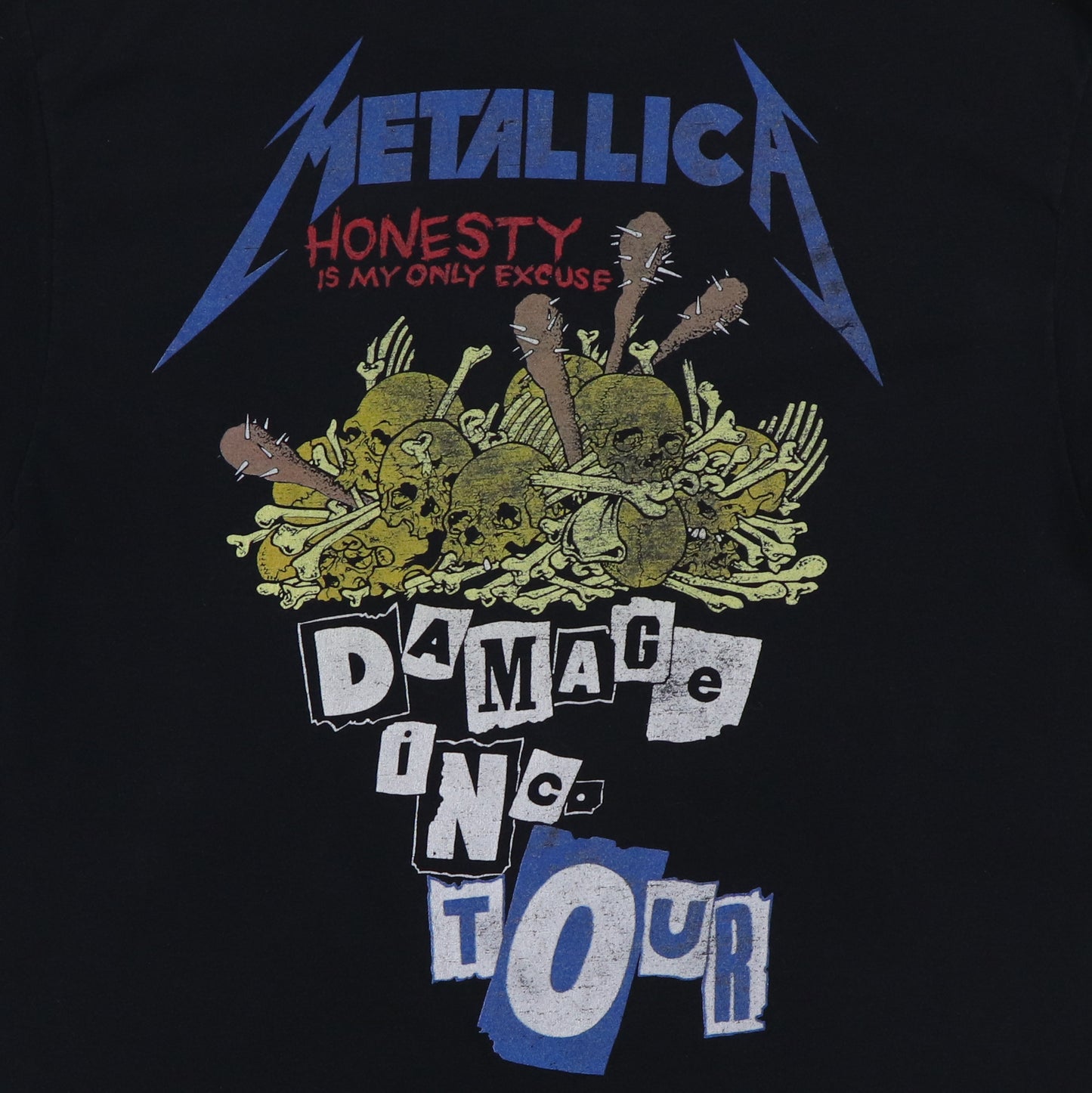 1987 Metallica Damage Inc Tour Shirt