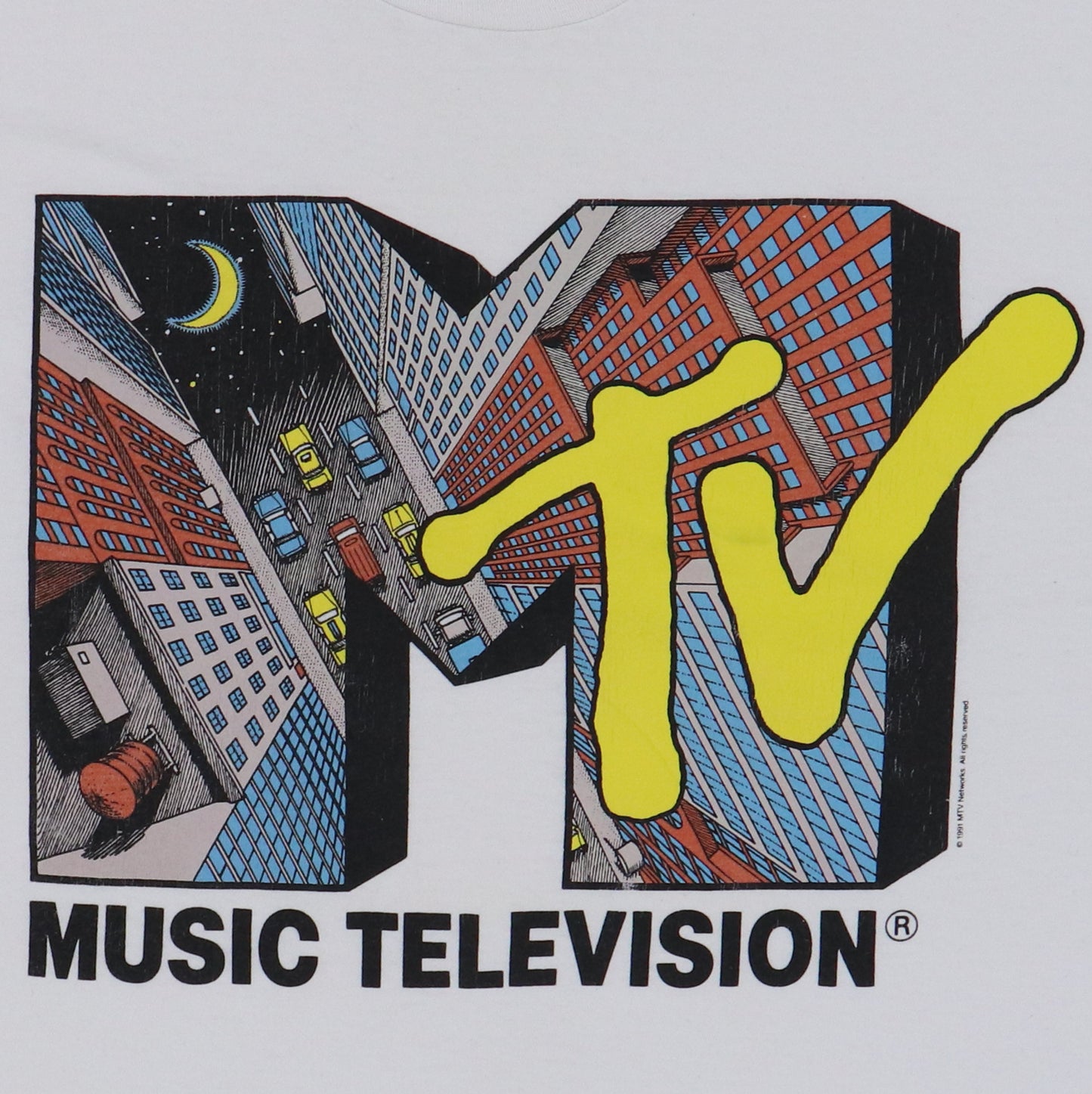 1991 MTV Music Television Shirt