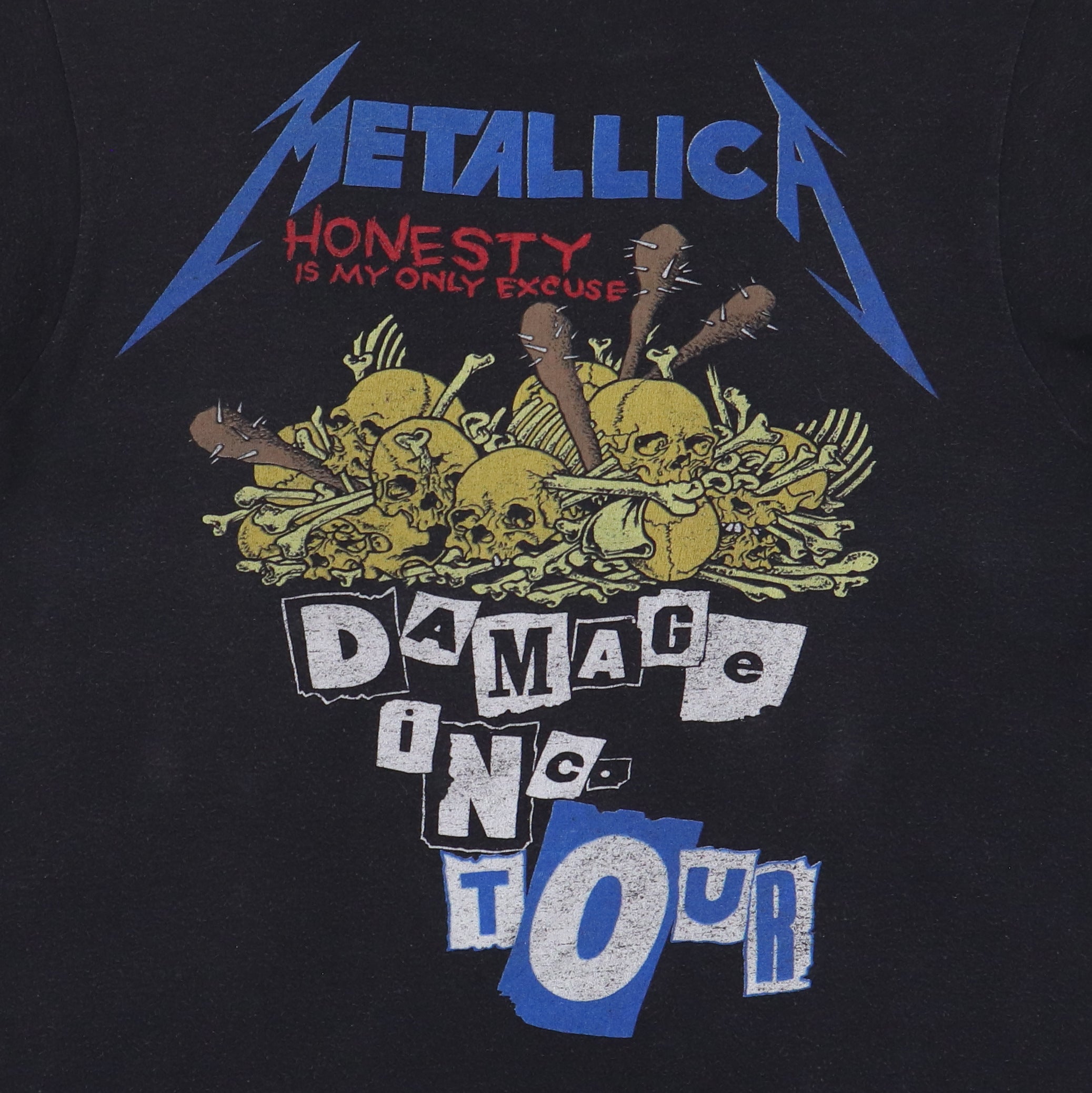 1980s Metallica Damage Inc Tour Shirt – WyCo Vintage