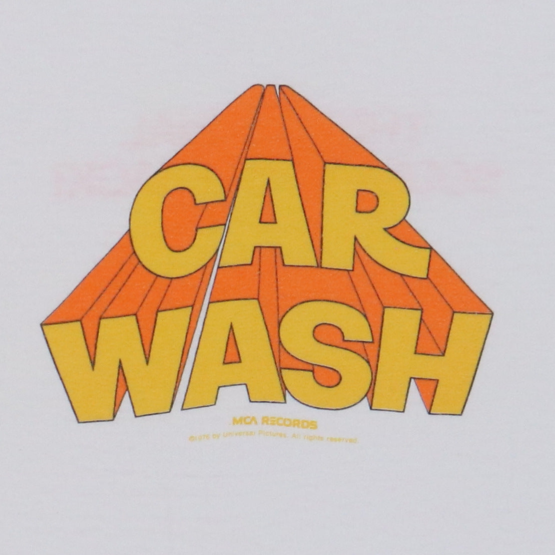 1975 Car Wash MCA Records Movie Soundtrack Shirt