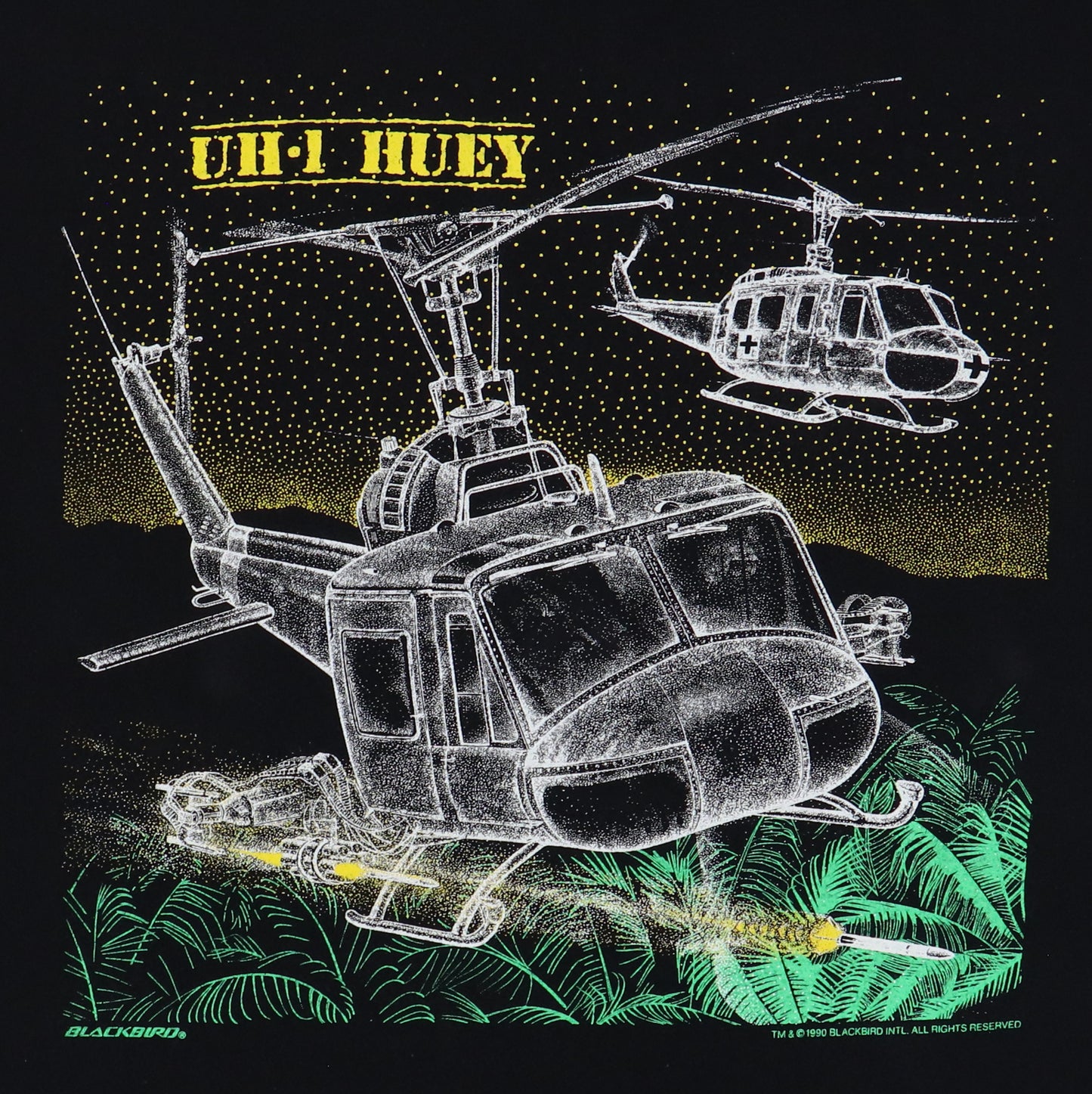 1990 Bell UH-1 Huey Helicopter Shirt