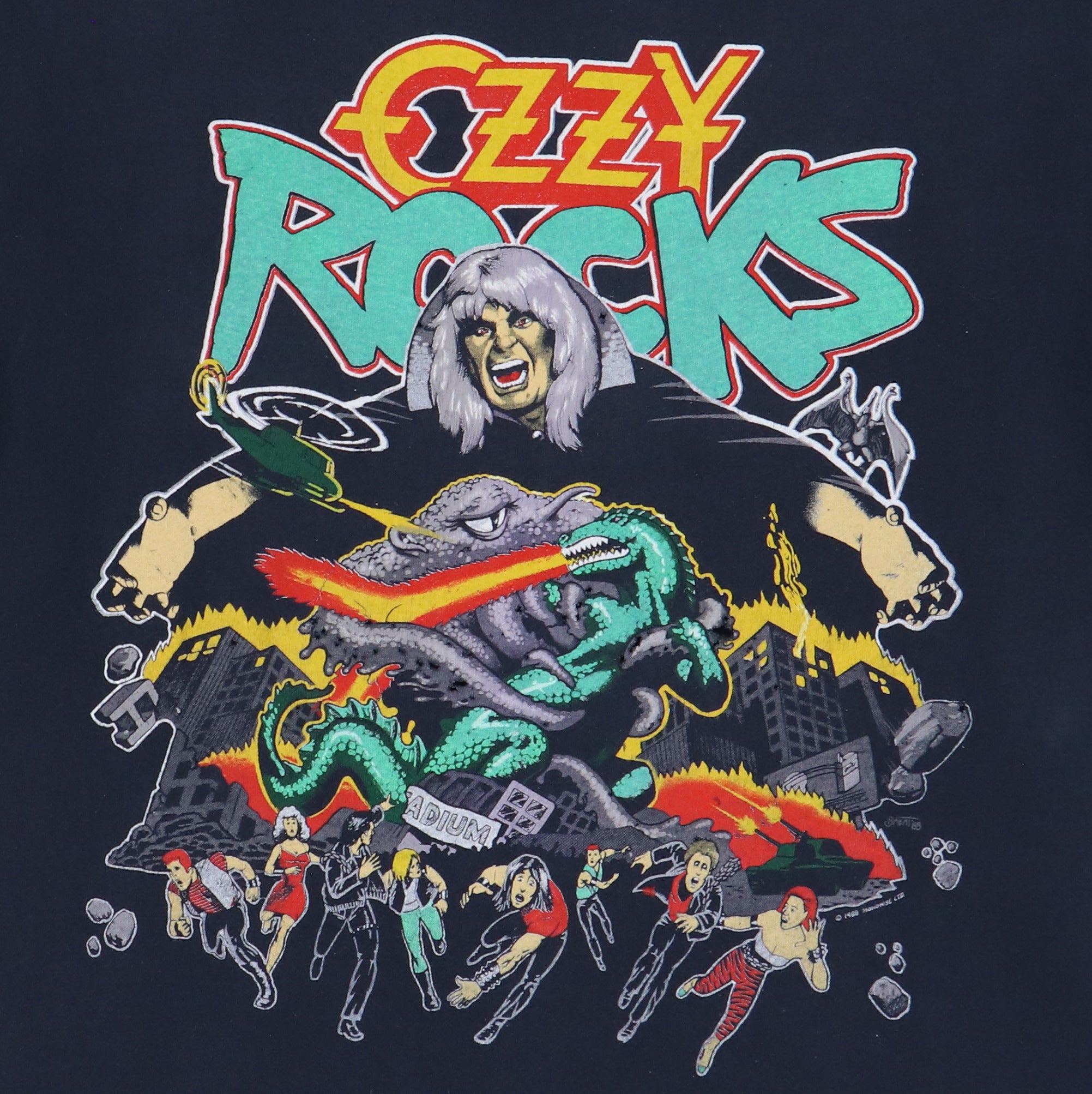 1988 Ozzy Osbourne Rocks Ultimate Monster Shirt – WyCo Vintage