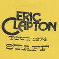 1974 Eric Clapton Showco Crew Tour Shirt