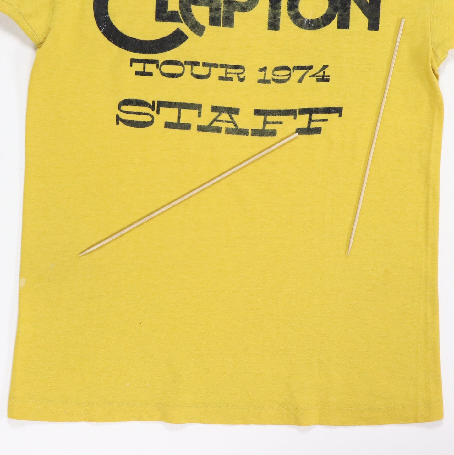 1974 Eric Clapton Showco Crew Tour Shirt