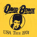 1974 David Bowie Showco Crew Tour Shirt