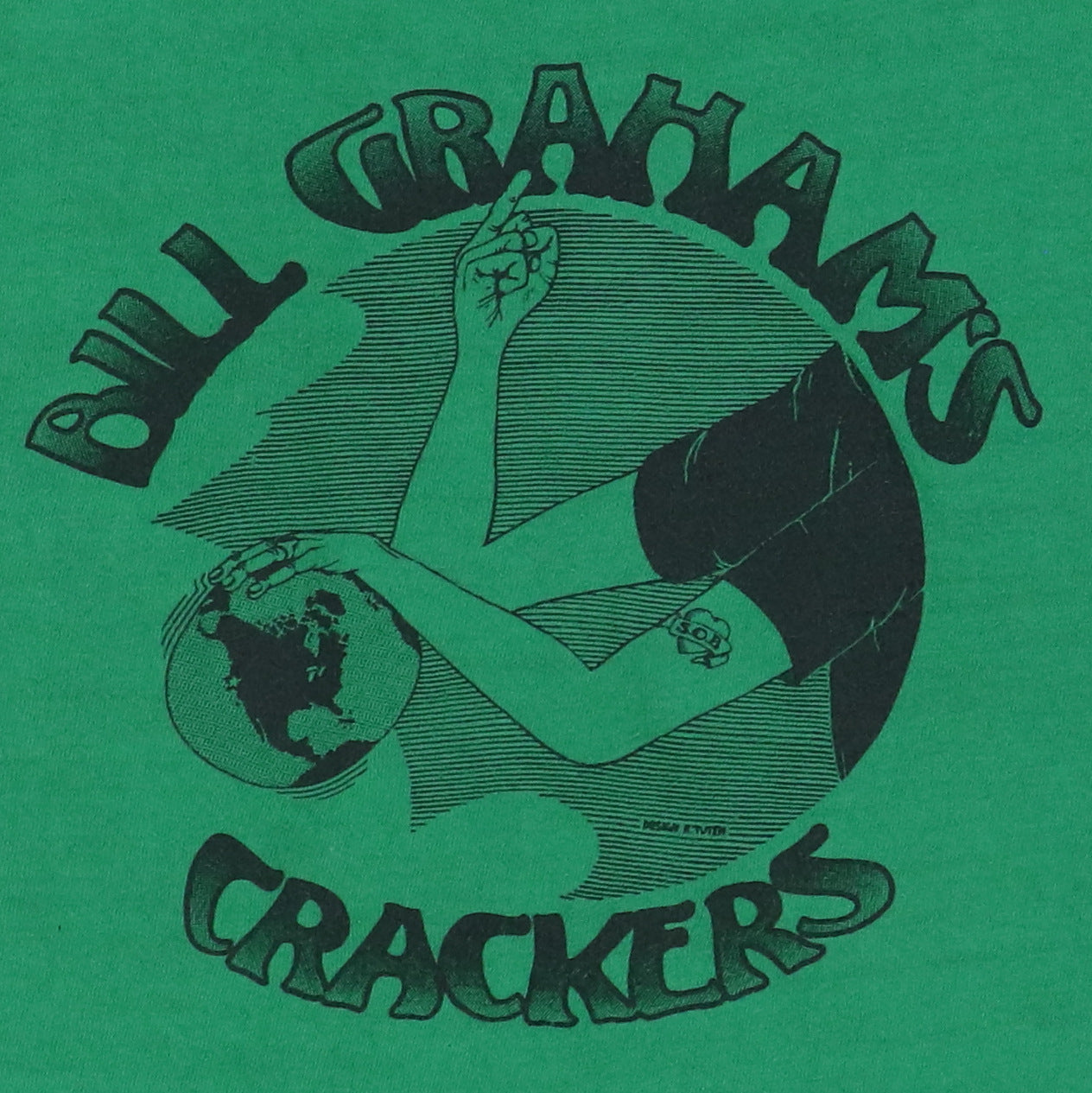 1980 Elton John Bill Graham Crackers Concert Shirt