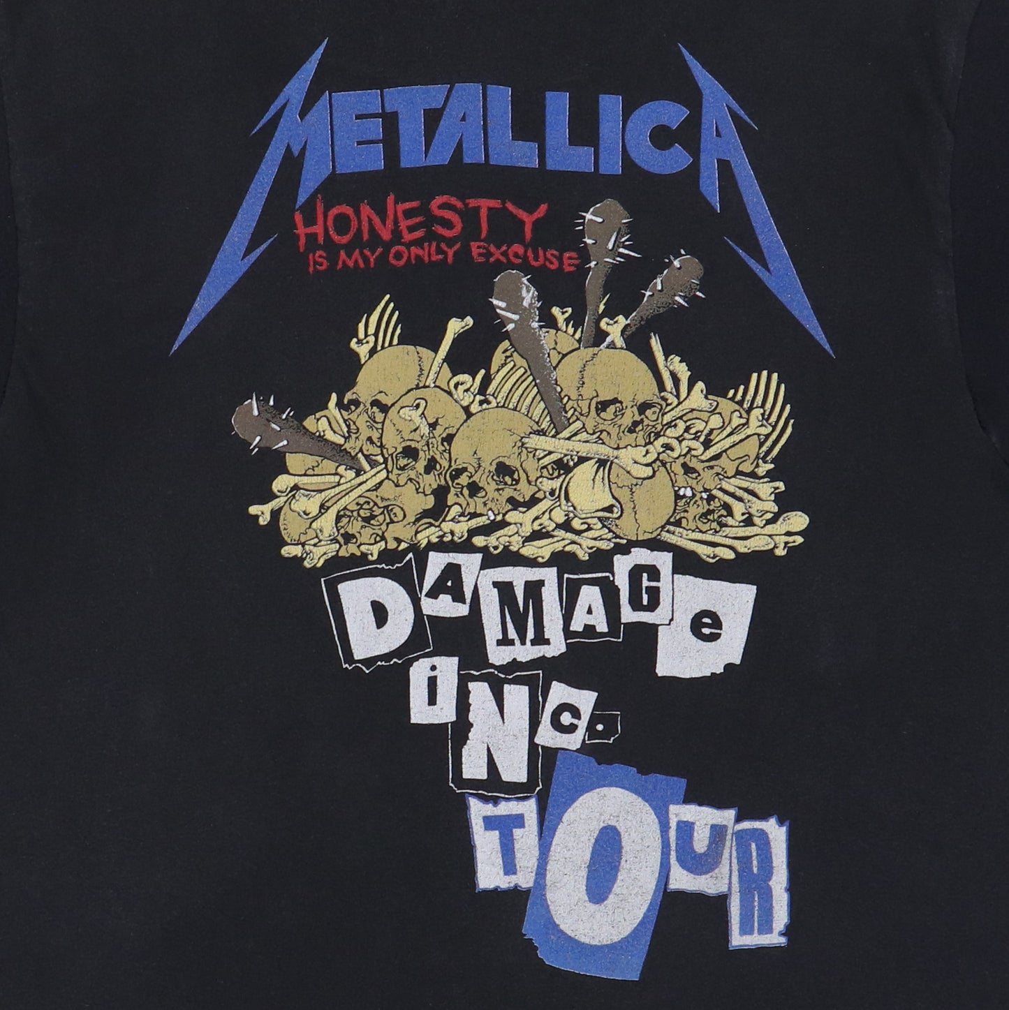 1988 Metallica Damage Inc Tour Shirt