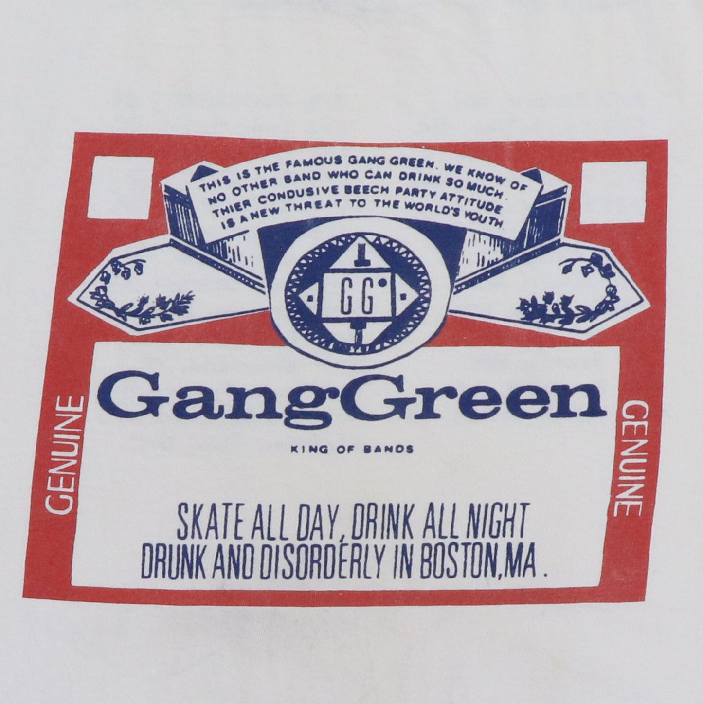 1999 Gang Green US Tour Shirt