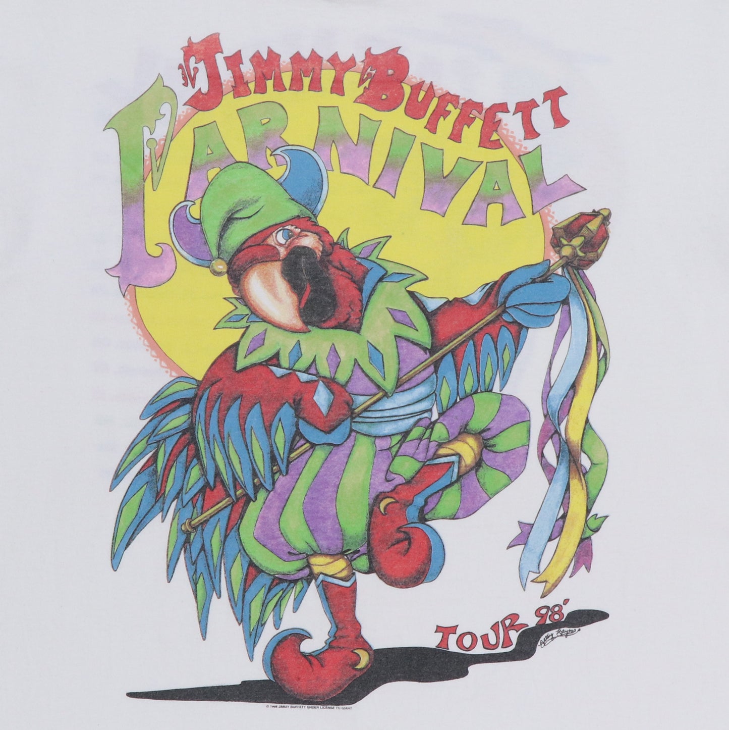 1998 Jimmy Buffett Carnival Tour Shirt