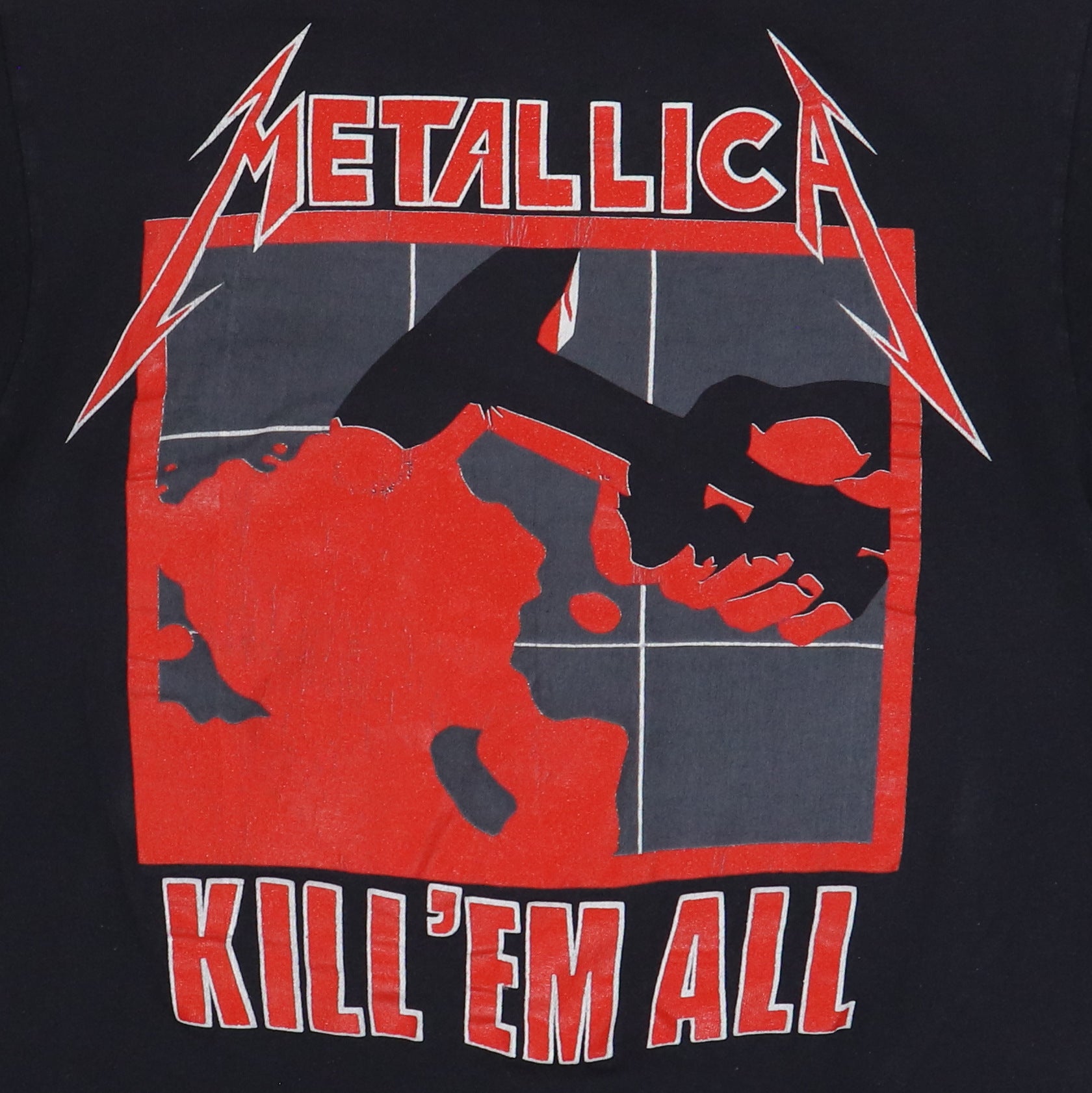 1985 Metallica Kill Em All Shirt WyCo Vintage