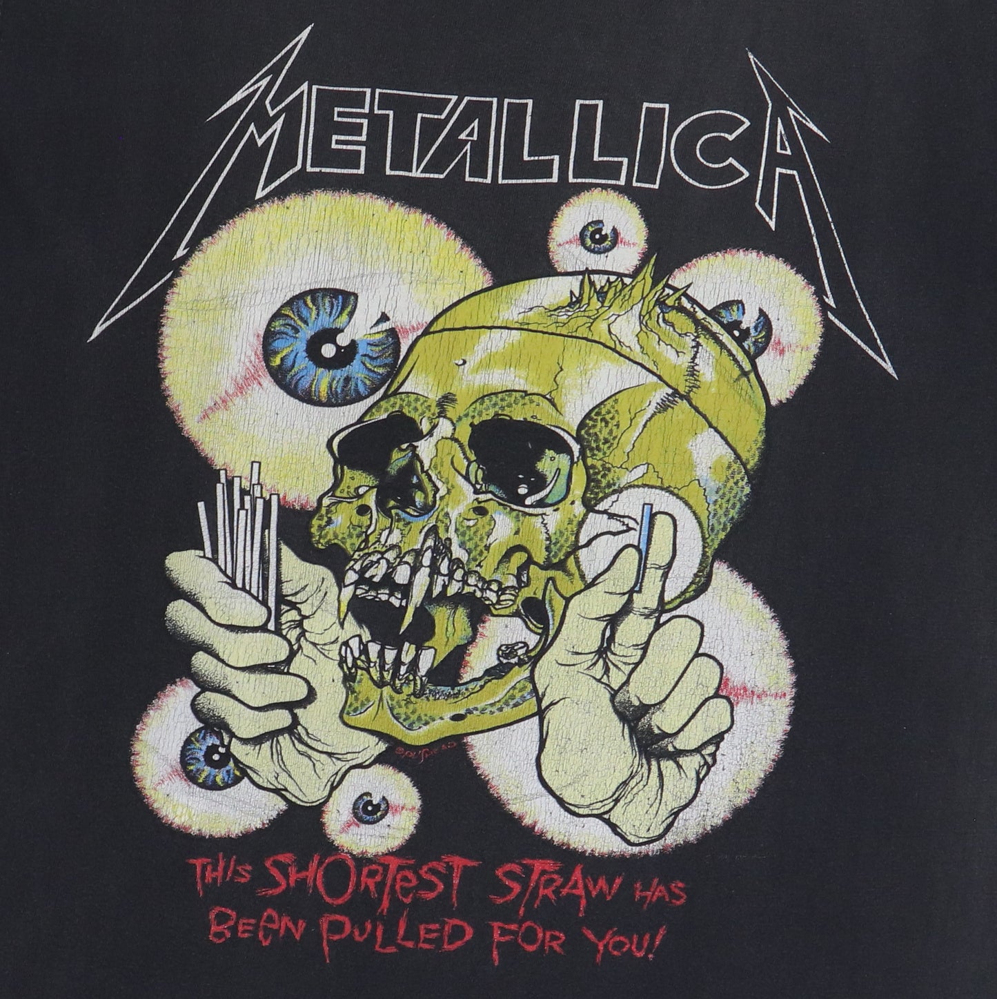 1980s Metallica Shortest Straw Shirt